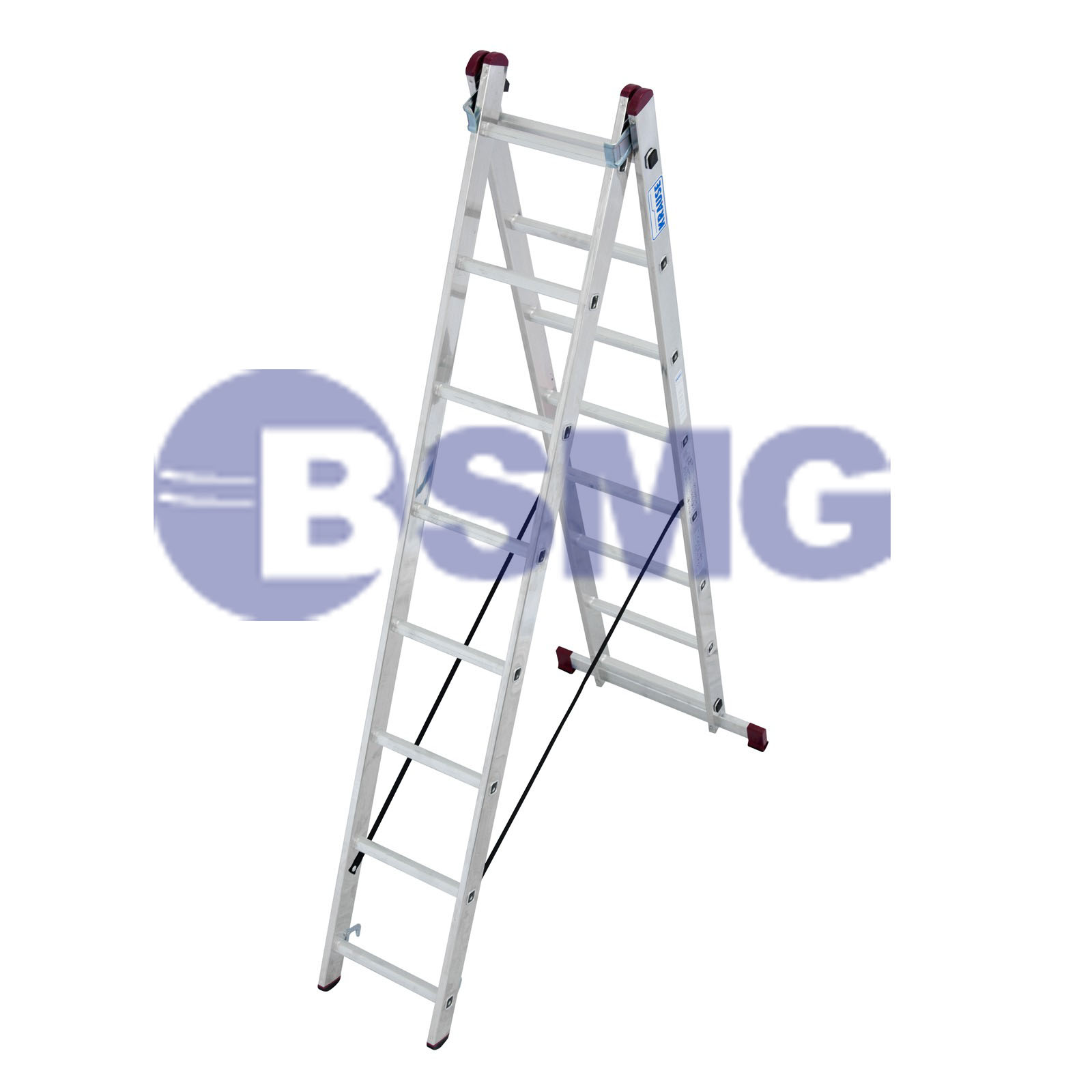 ალუმინის კიბე 030283 drabina RP 2*8 corda   016220