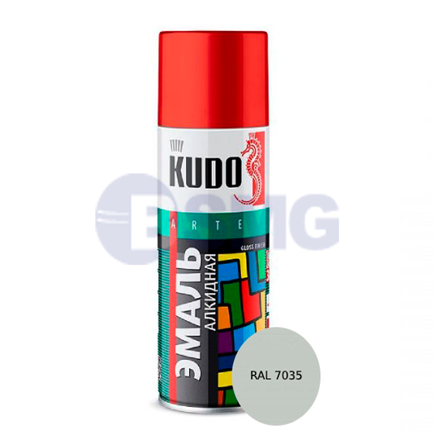 უნივერსალური ემალი ღია ნაცრისფერი, აეროზოლი (520 მლ)KU-1017  025047