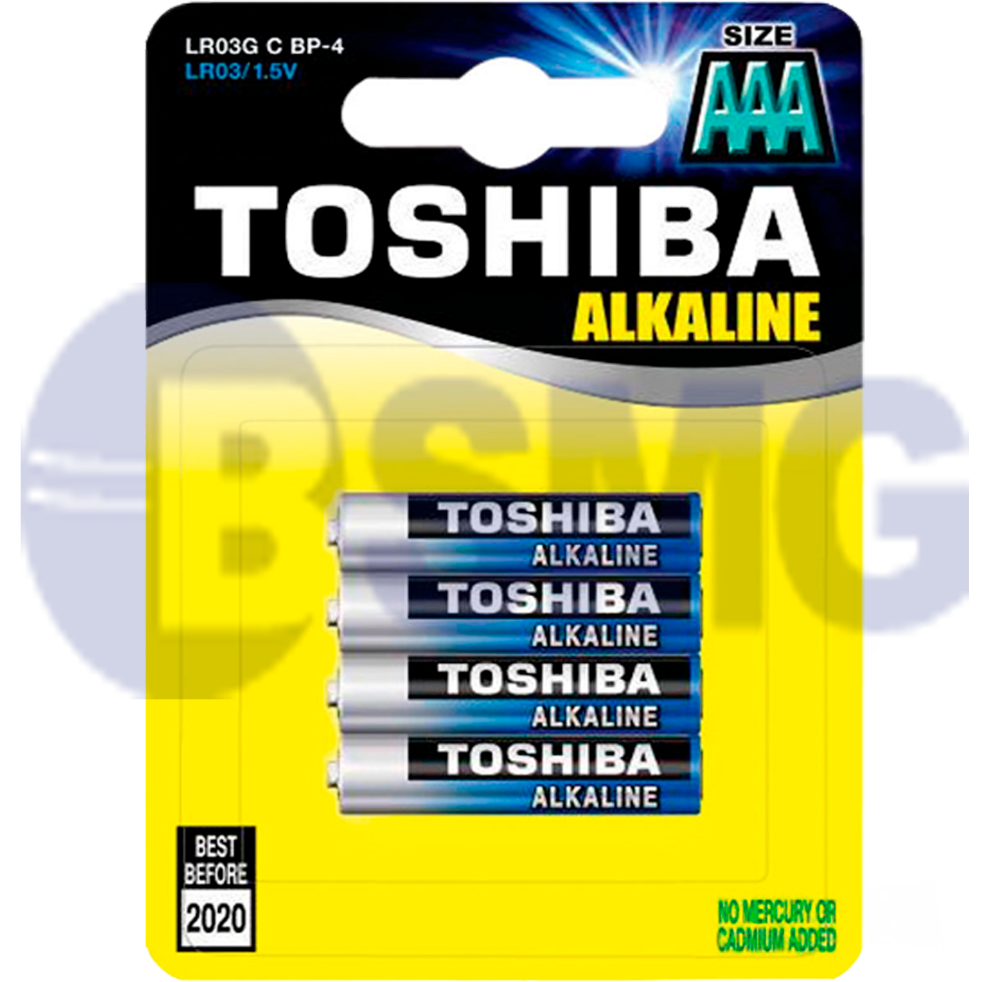 Toshiba "Alkaline" AAA ელემენტი  BP 000604