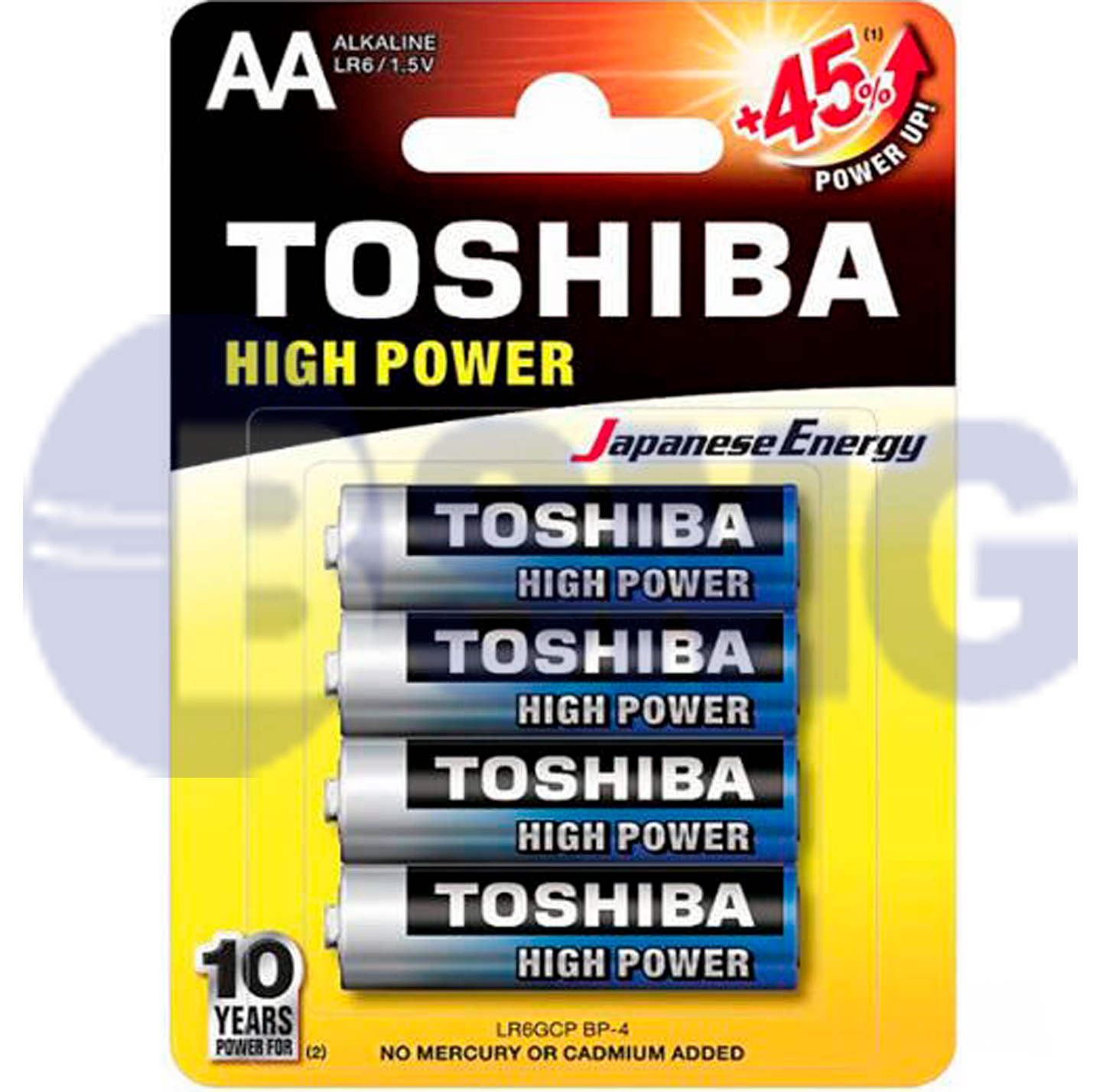 Toshiba "Alkaline" AA ელემენტი   BP 000606