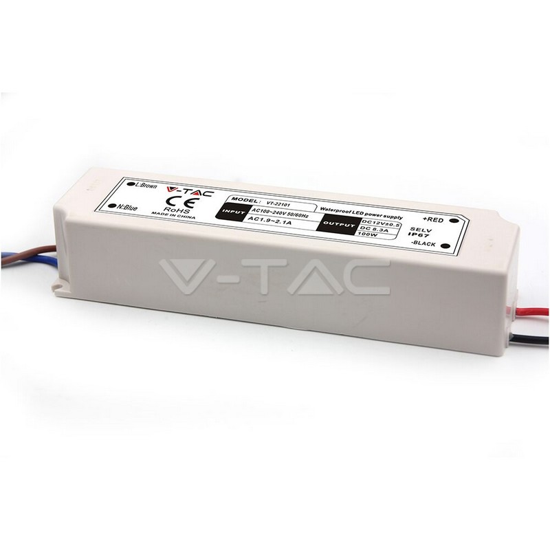 3236 - კვების ბლოკი 100W POWER SUPPLY 12V IP67  008127