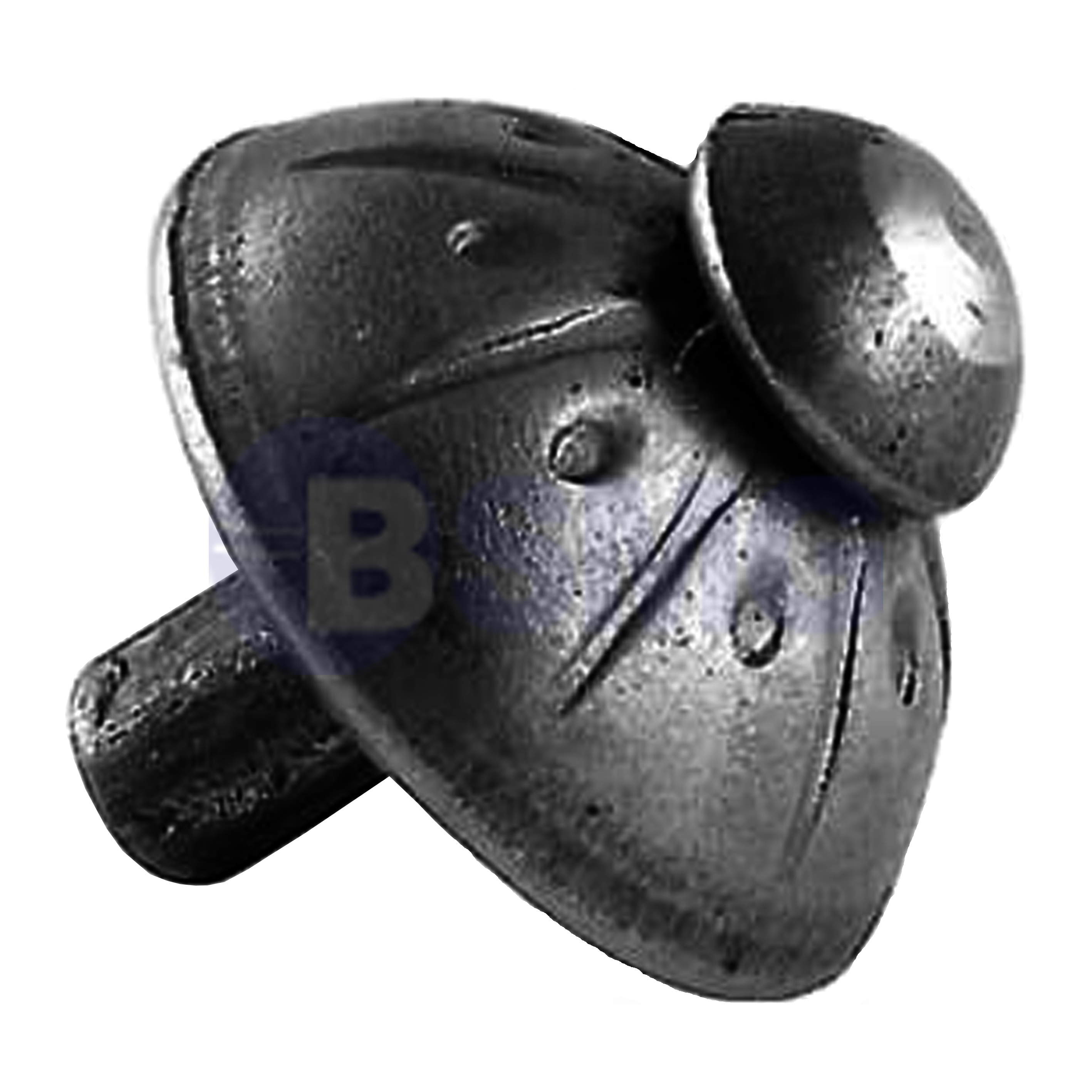 ლითონის აქსესუარი, ფიგურა   Ø 25*25 მმ    010344