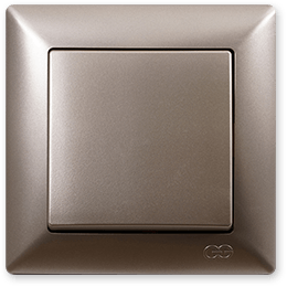 ჩამრთ M\D METAL ANTRACIT 1-ნი	  006765