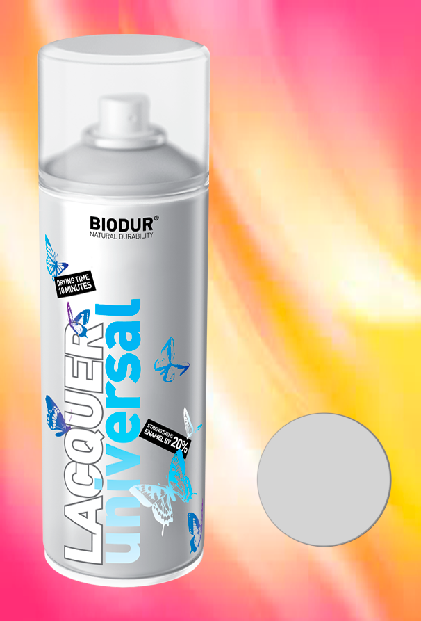 7016 MATT ნაცრისფერი ანტრაციტი 400 ml უნი. სპრეი BIODUR   021820