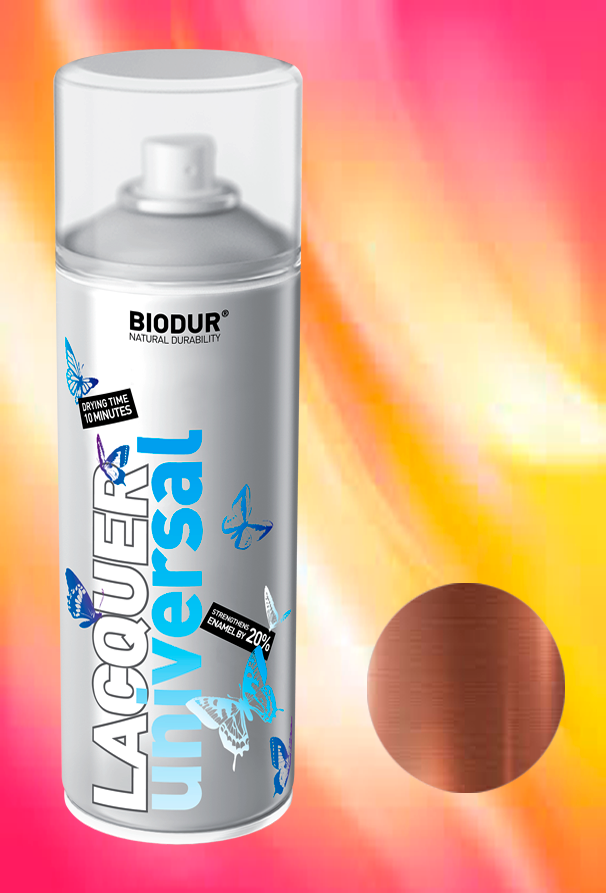 სპილენძისფერი 400 ml უნი. სპრეი BIODUR  013159