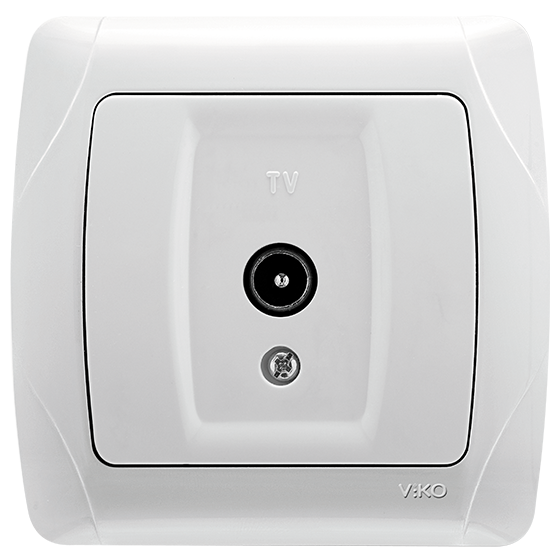როზეტი VIKO CARMEN ტელევიზორის თეთრი   004733