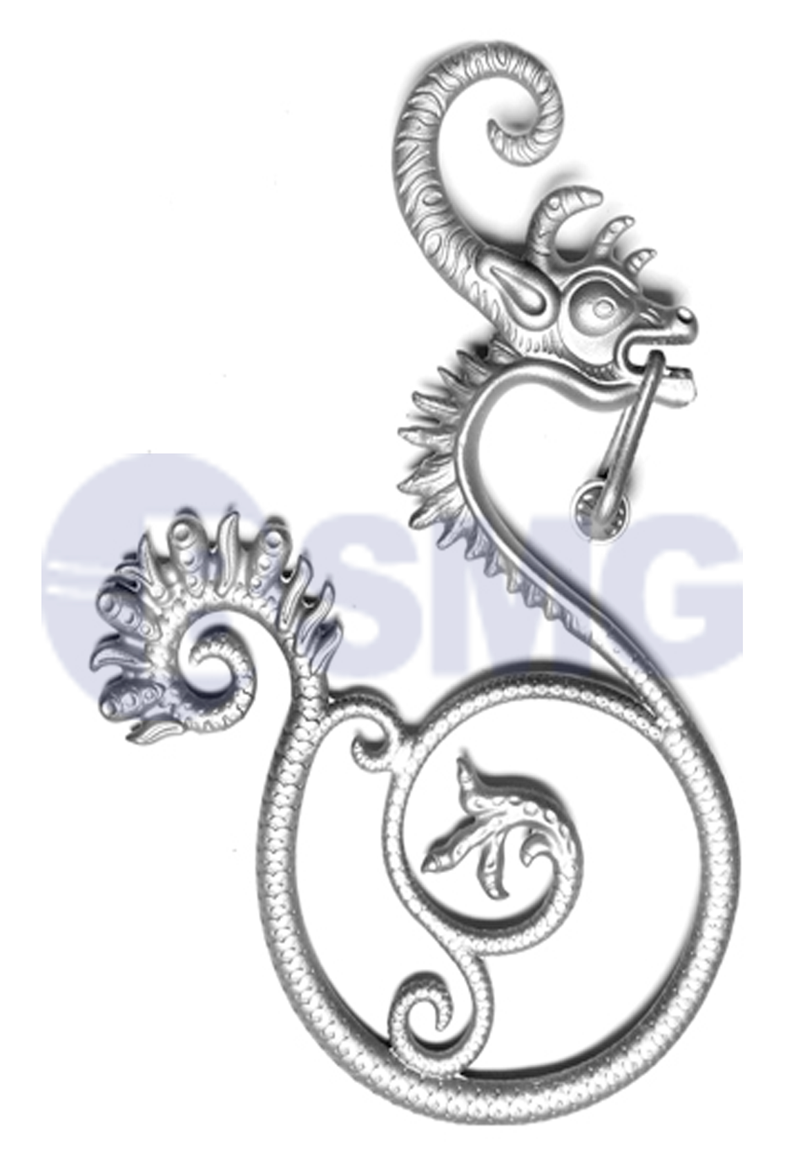 ლითონის  აქსესუარი, ფიგურა  40*65 სმ   013388