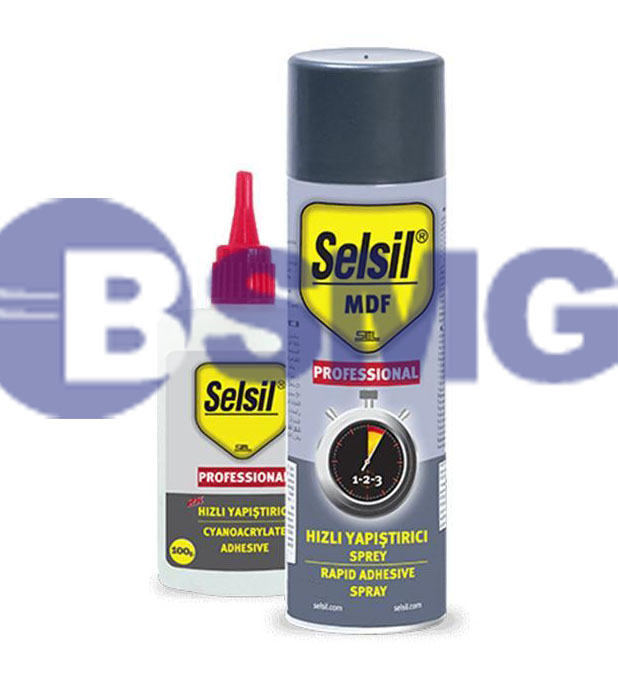 SEL57-8047 წებო selsil-MDF KIT 400ML+100GR   015008