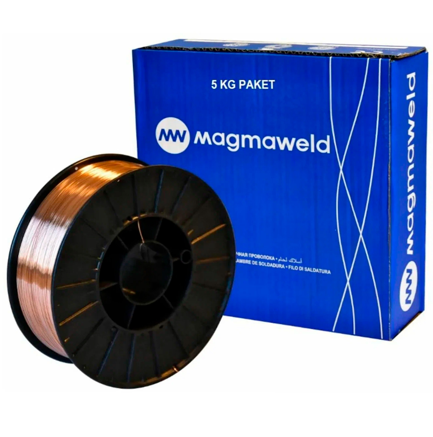 Magmaweld Welding Wire MG 2 (D200 RND) 0.80 (mm) - 5(Kg) / შედუღების მავთულები	 014921