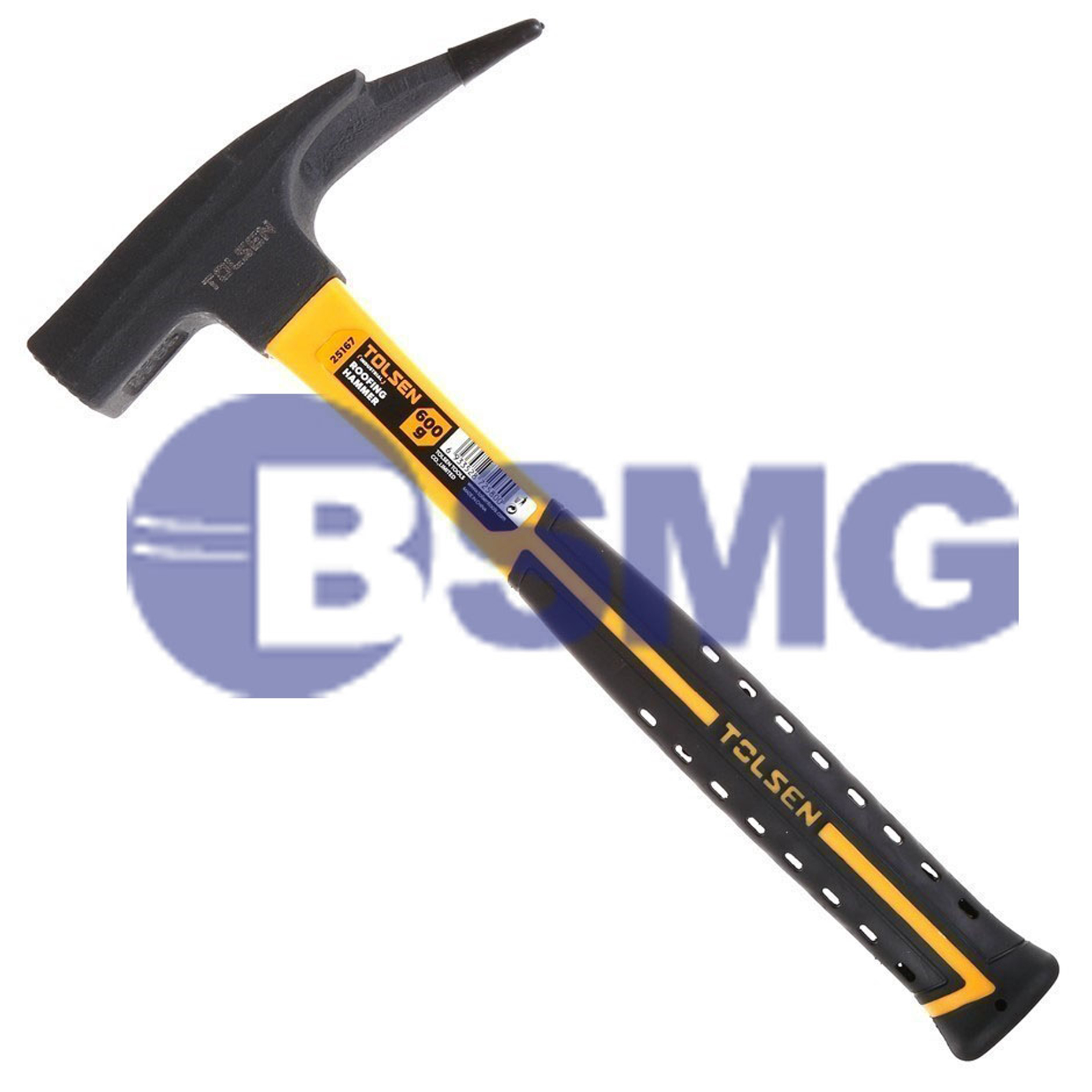 TOL51-25053 ცული მეტალის რეზინის სახელურით 600გრ.   016758