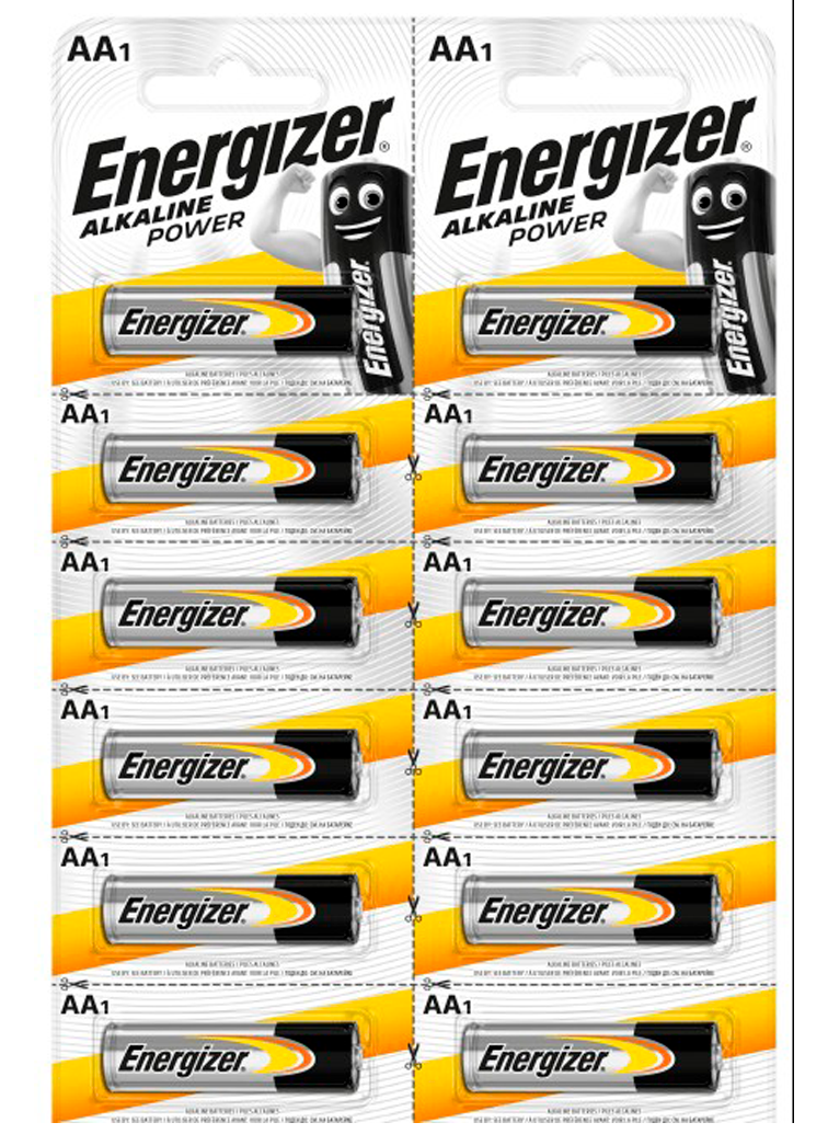 2350 Energizer ელემენტი Alkaline Power AA BP1X12 SG H EU  020226