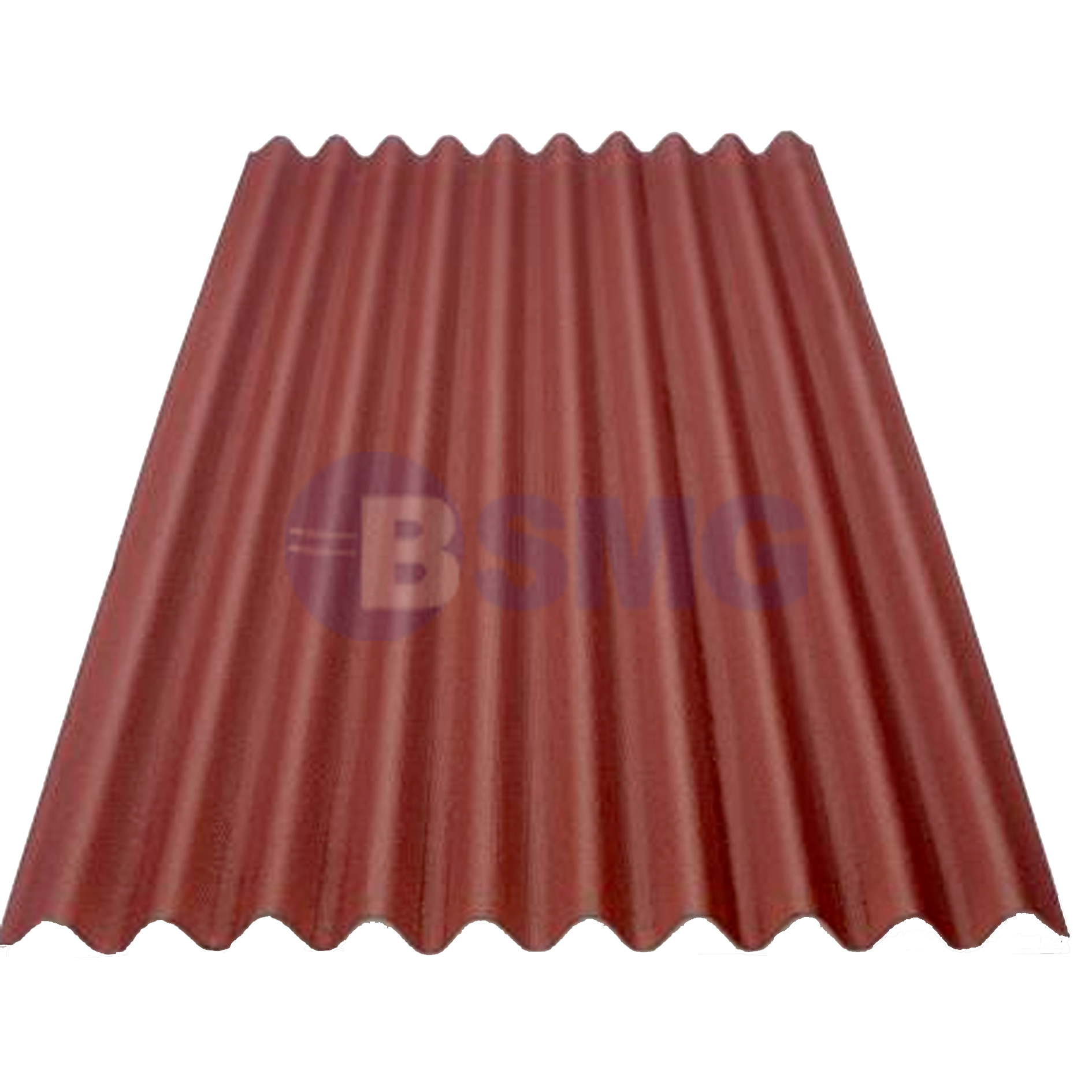 შიფერი "ONDULINE" წითელი/ ცალი (200*97 სმ, სისქე 3 მმ)  012280