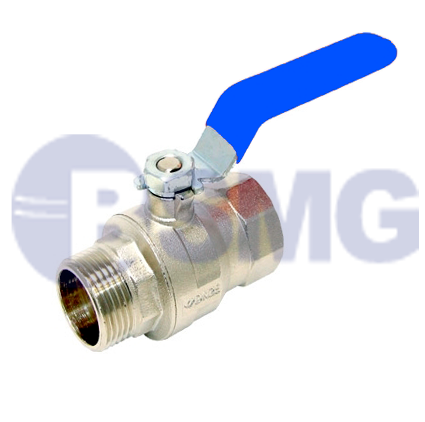 სპილენძის ბურთულა ვინტილი 1/2შხ*1/2გხ  	 016499