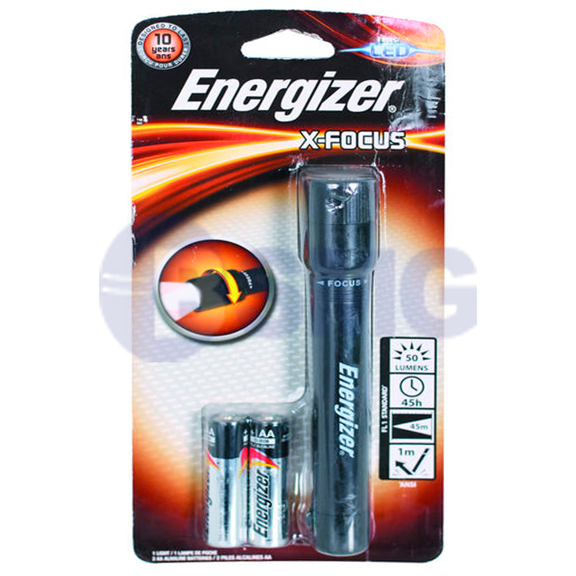 5096 Energizer X-Focus LED 2AA ფარანი (639809)   023294