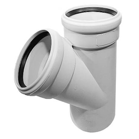 საკანალიზაციო მილის სამკაპი 160x160  PVC 45°(Yepsa)  012223