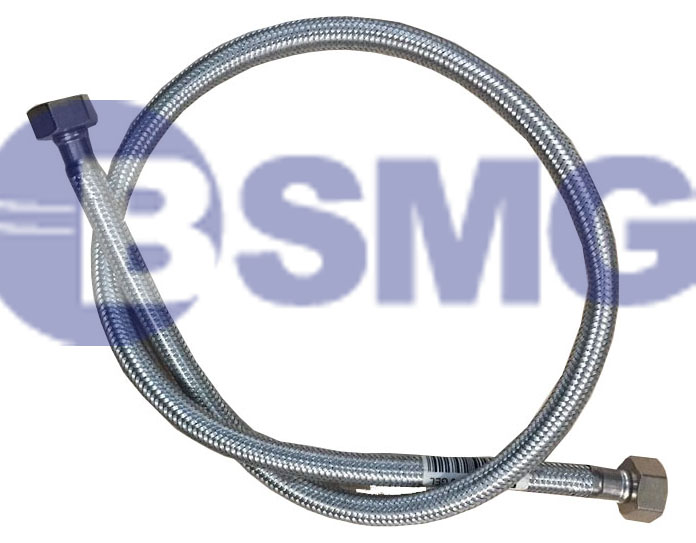 უჟანგი დრეკადი შლანგი ონკანის 1/2 10მმ 45სმ ვენუსი  008183