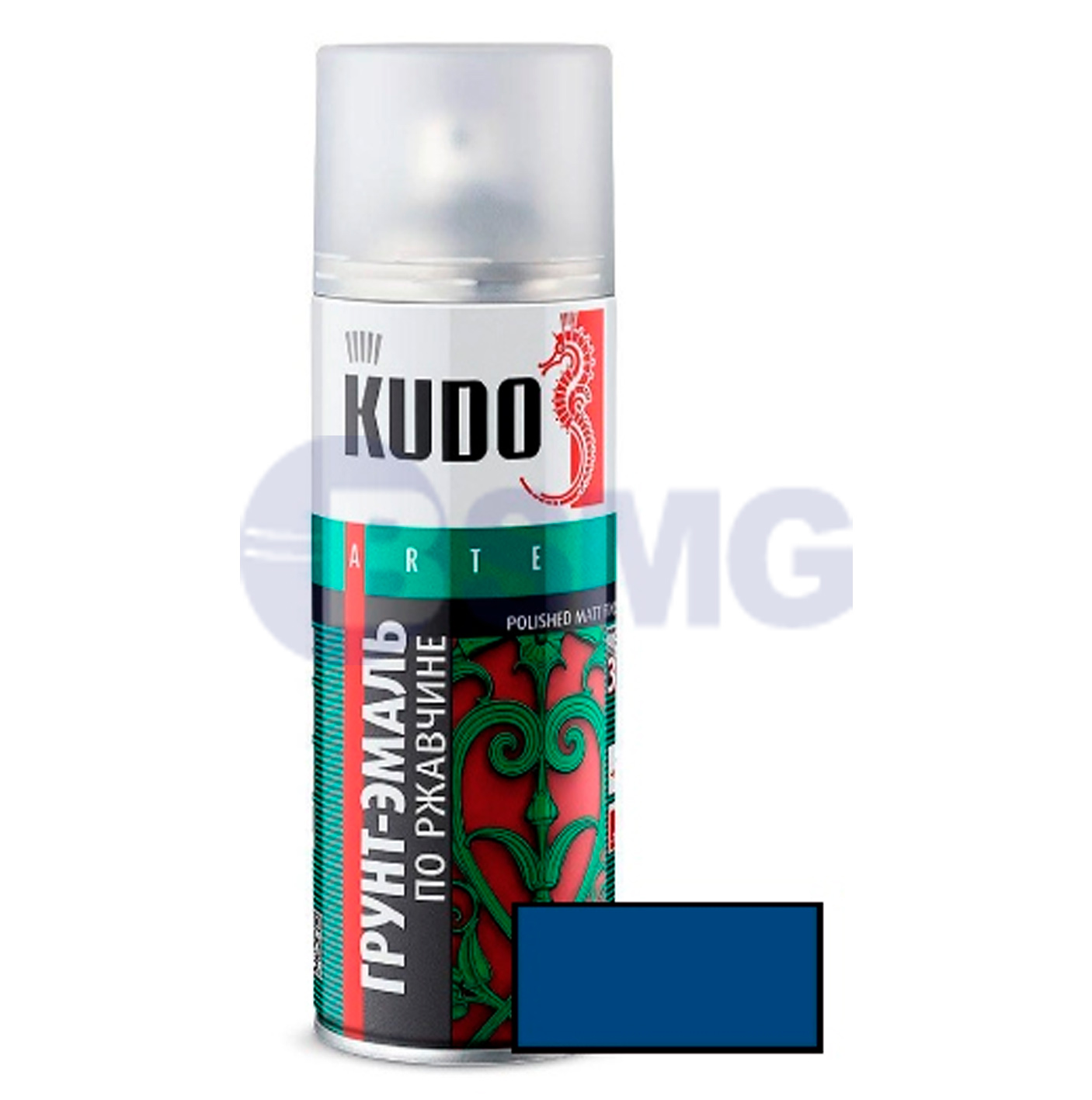 გრუნტი-ემალი ჟანგიანი ზედაპირისთვის ლურჯი RAL 5005,აეროზოლი (520 მლ)KU-315005 025081