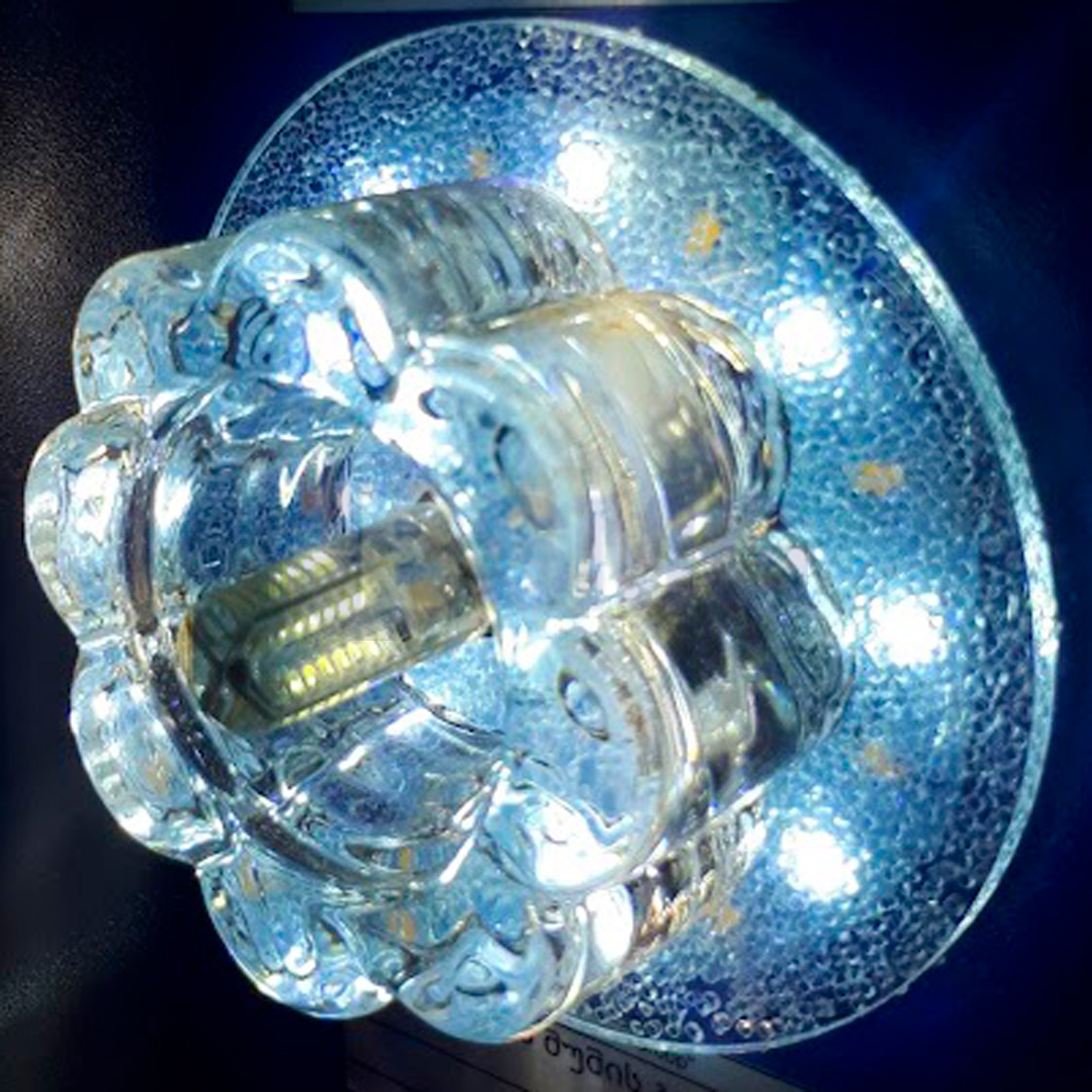 3803 QY-4 შუშის გალოგენი. XQ113 120MM White+Warm    026432