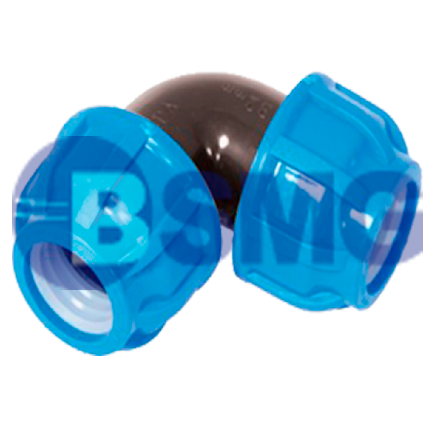 მუხლი მექანიკური შავი მილისათვის Ф20*90%    003311