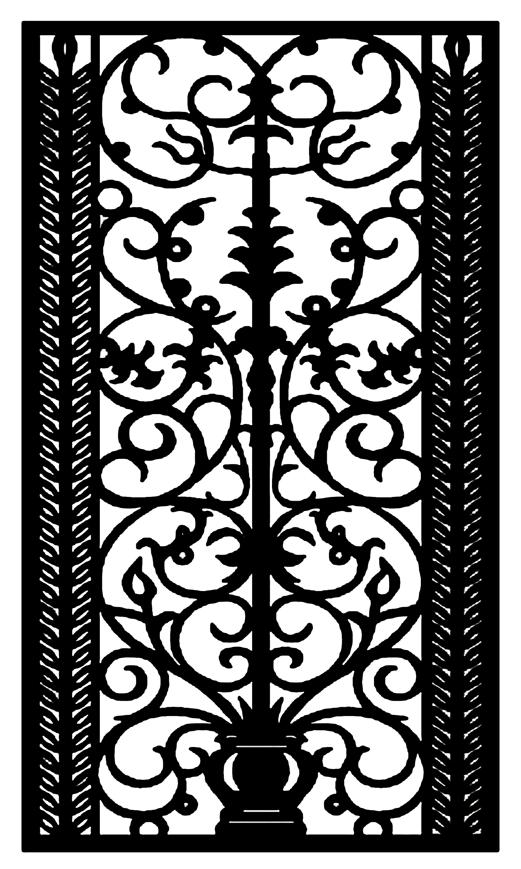 კარის პანელი (ლაზერით დაჭრილი) 014035