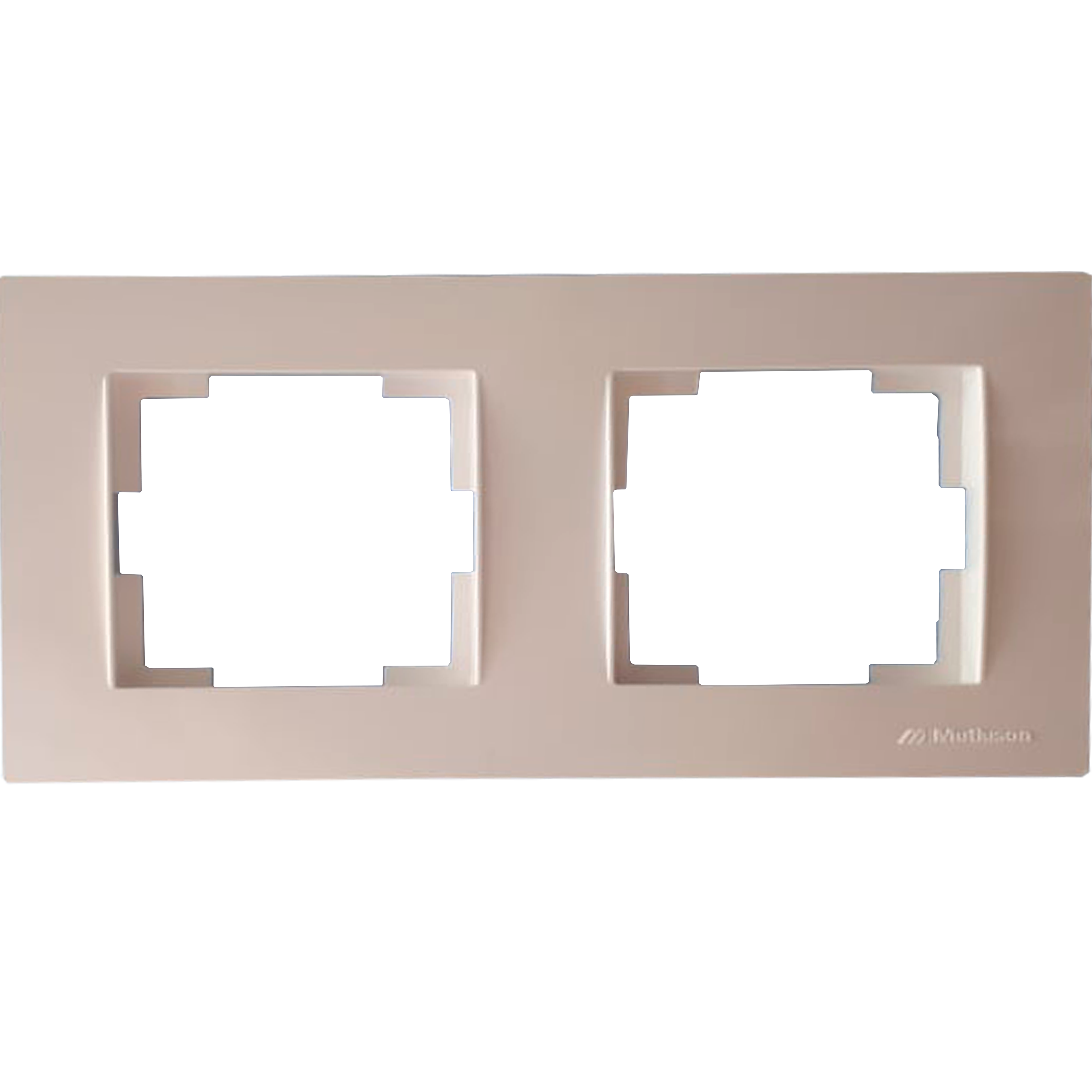 ჩარჩო ორიანი თეთრი  RITA 2G.HORIZANTAL FRAME WHITE   008985