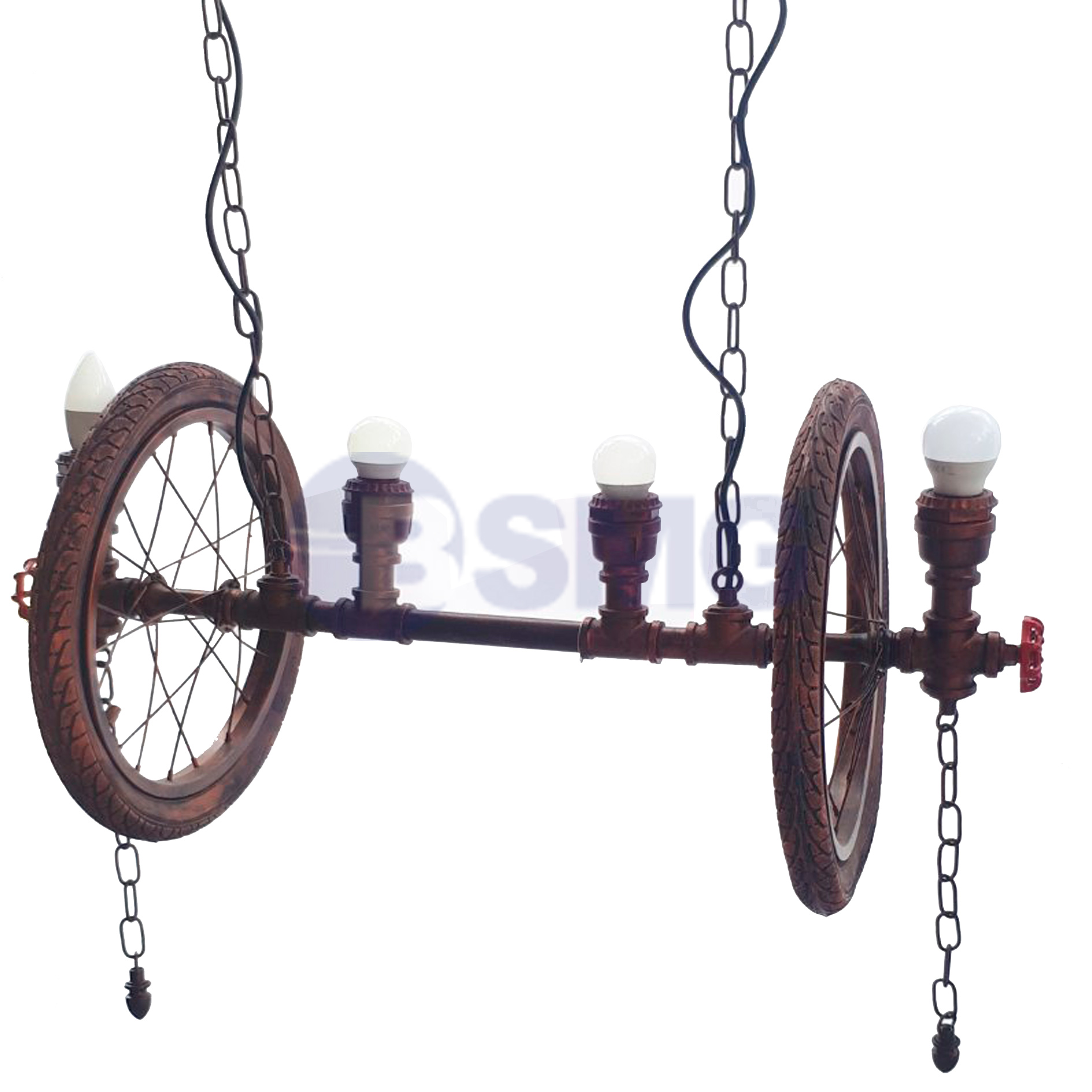 ჭაღი A8502/4 სპილენძისფერი  019136