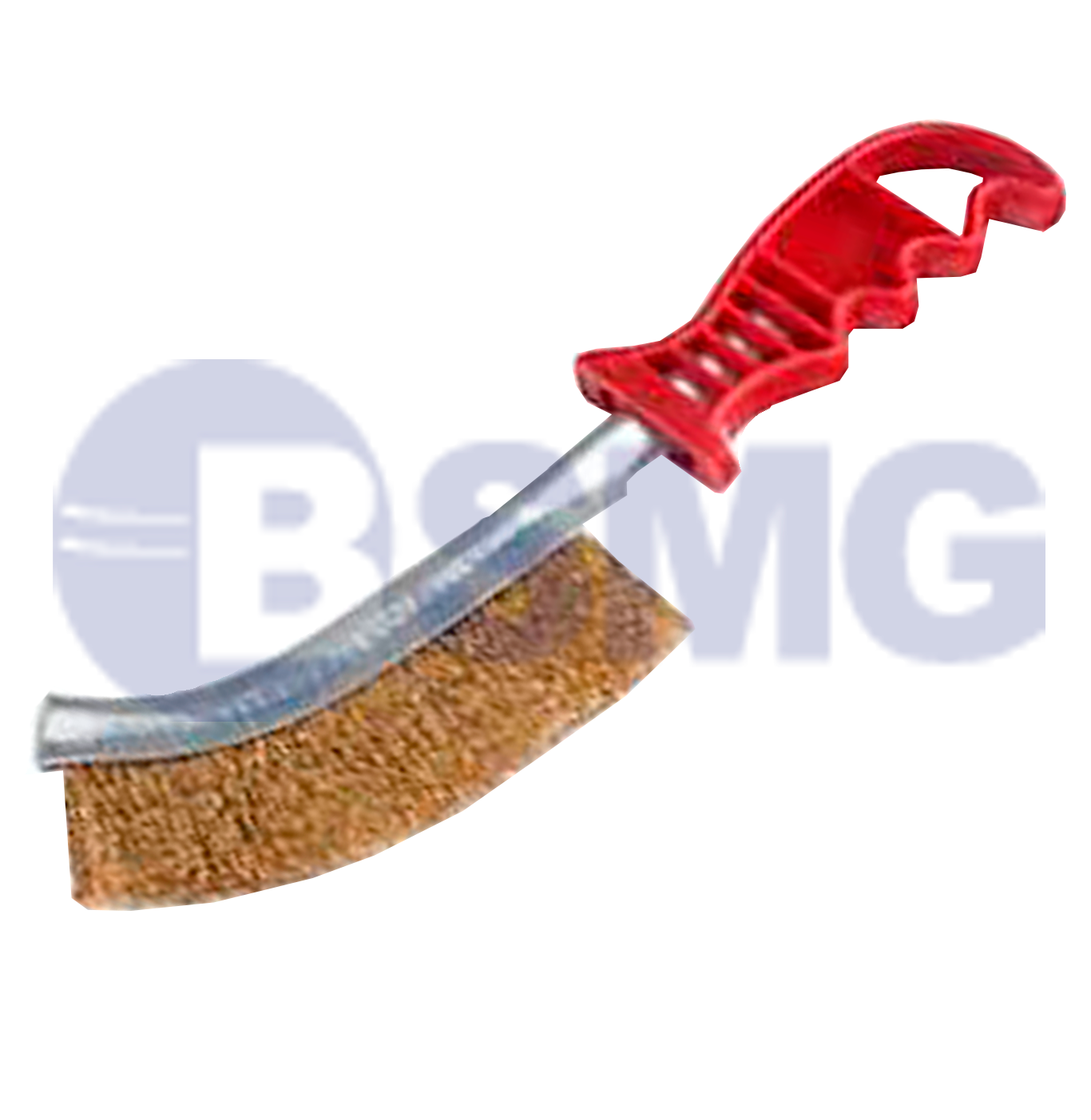 ლითონის სახეხი ჯაგრისი რბილი წითელი ტარით 2,5-25სმ   0098 (1*240)  021724