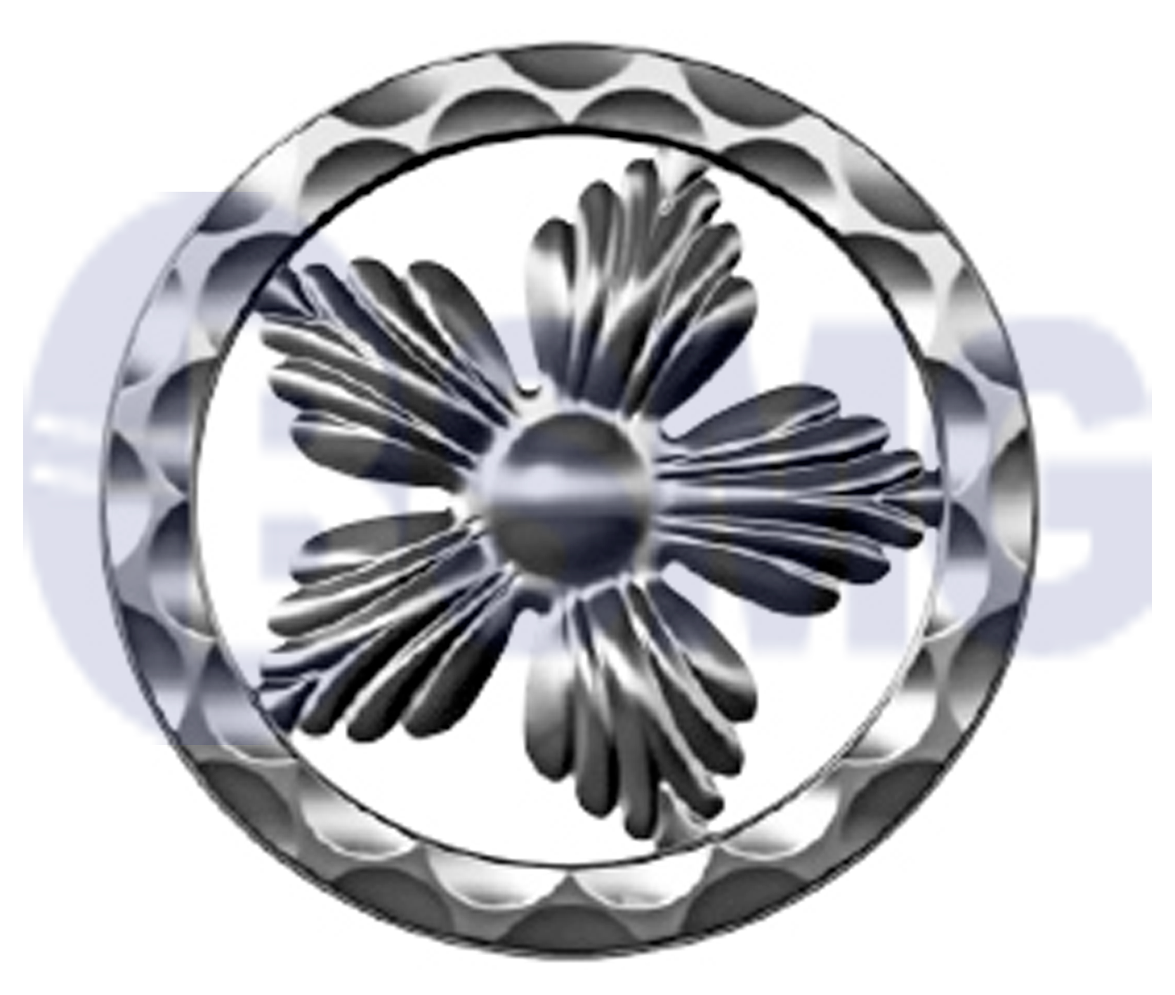 ლითონის  აქსესუარი, ფიგურა   Ø 117   020220