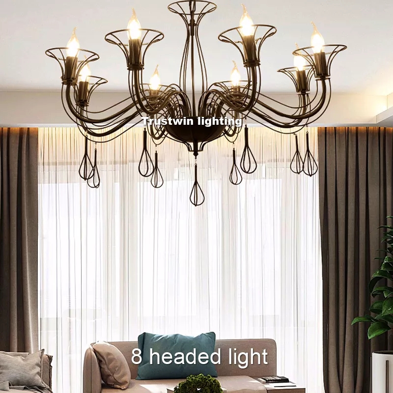 ჭაღი 9227/8 შავი  019153