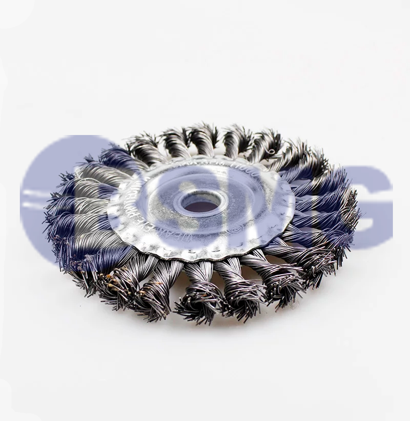 TOL729-77533  მეტალის საპრიალებელი ჯაგრისი (უხეში) 125MM  009732