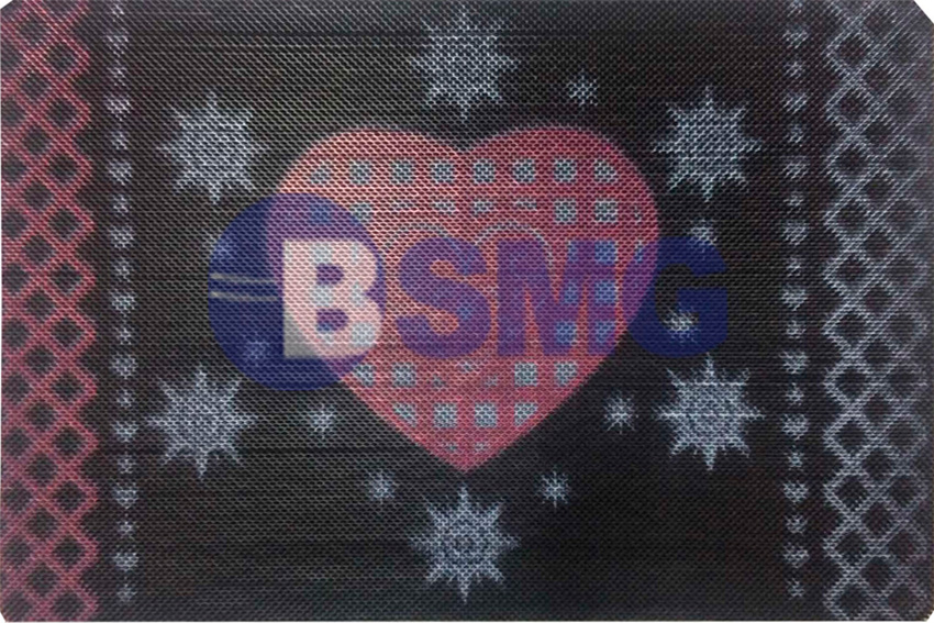 რეზინის საფენი ფერადი ყვავილიანი  019648