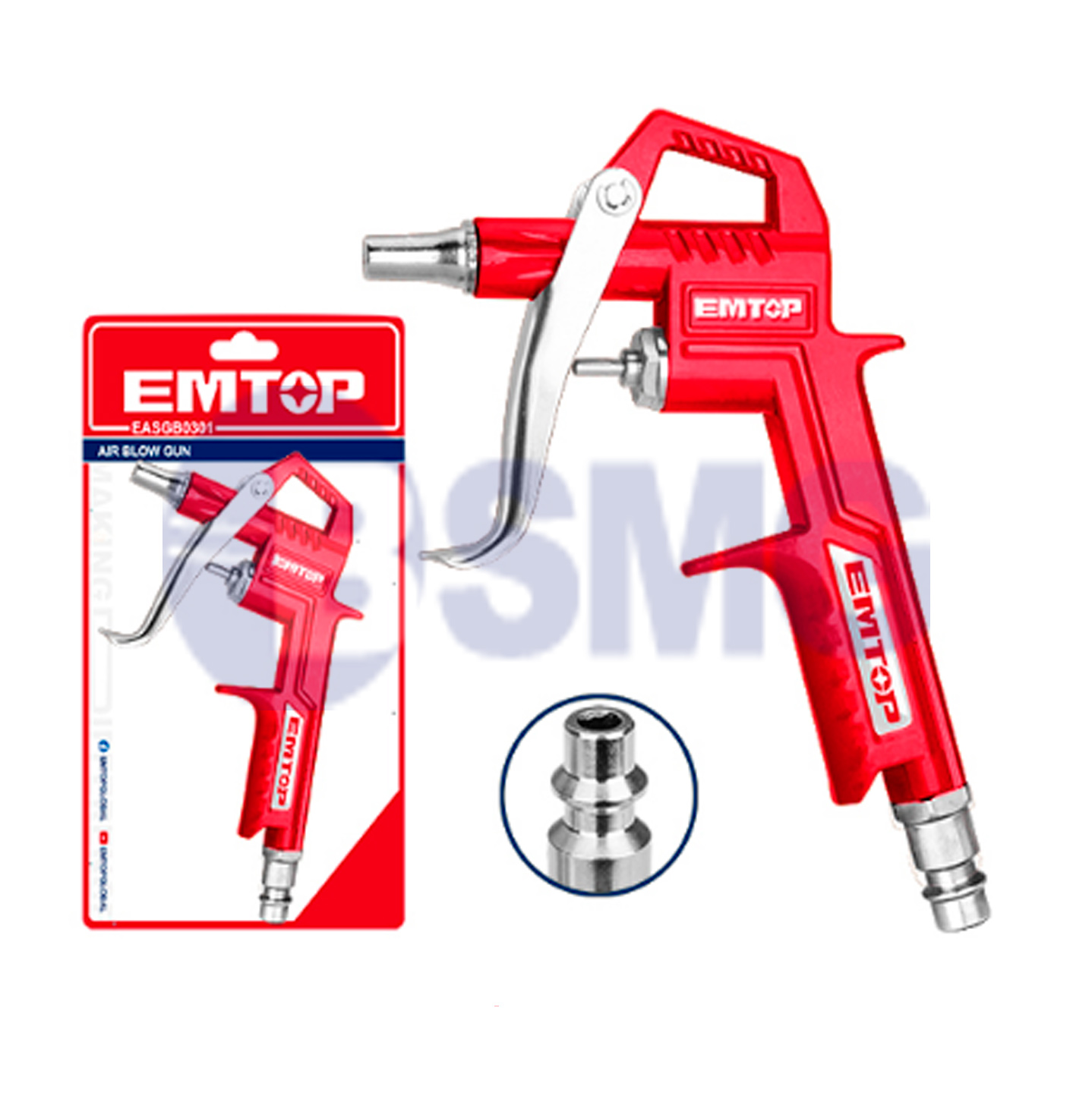 EMTOP ჰაერის გამოსაფრქვევი თოფი 16მმ  023360