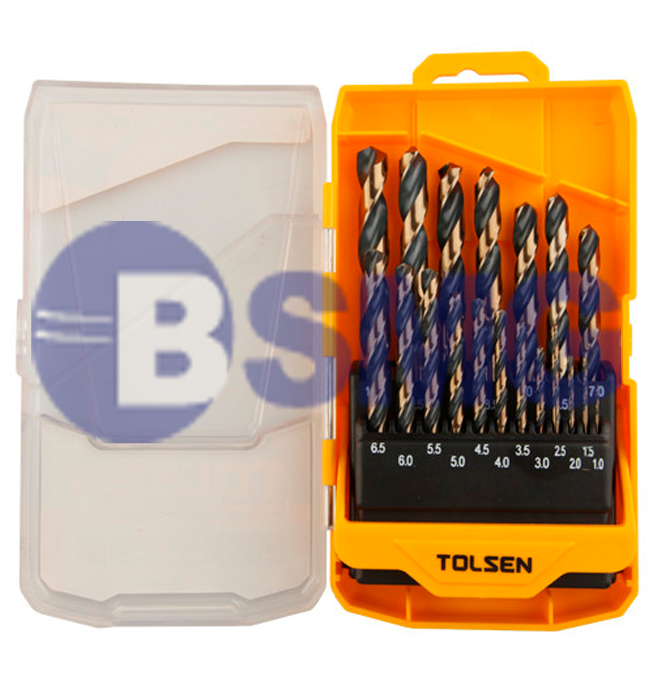 TOL1414-75086 ელ.ბურღის საცვლელი პირების ნაკრები 19ც-იანი  015431