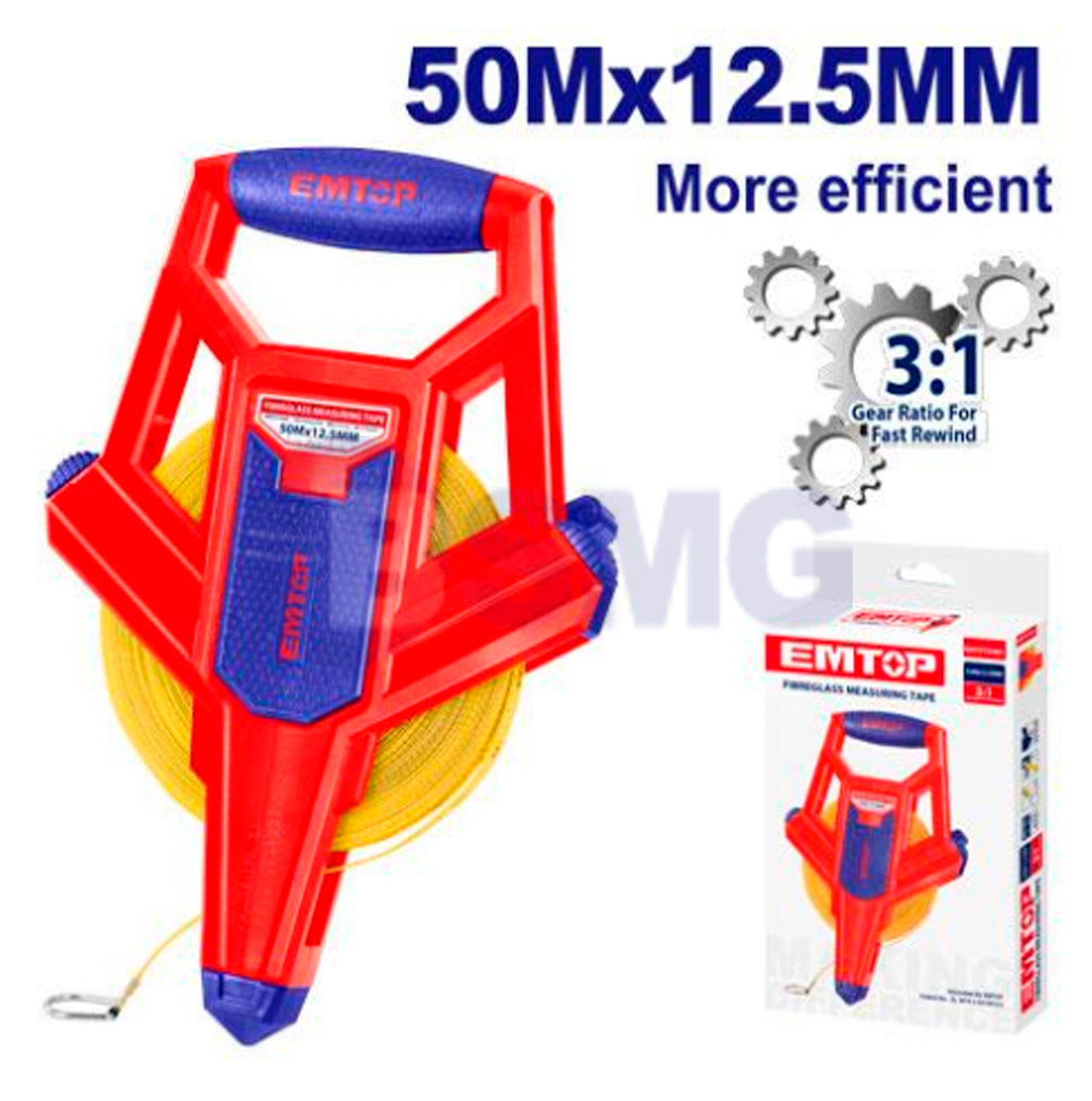 EMTOP საზომი რგოლი 12.5მმ 50მ EMTP75001    028149