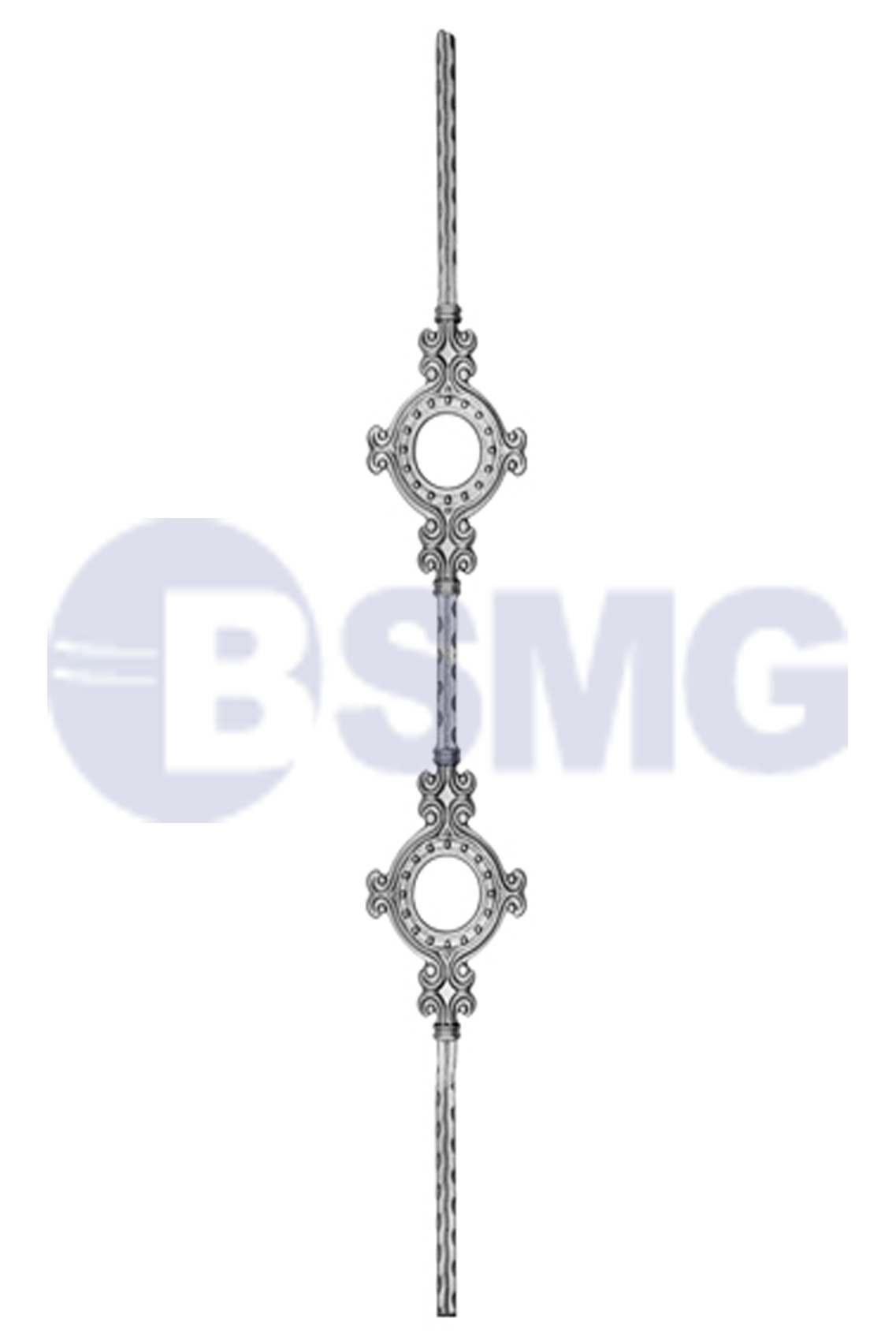 მოაჯირის კონსტრუქცია  90 სმ  012752