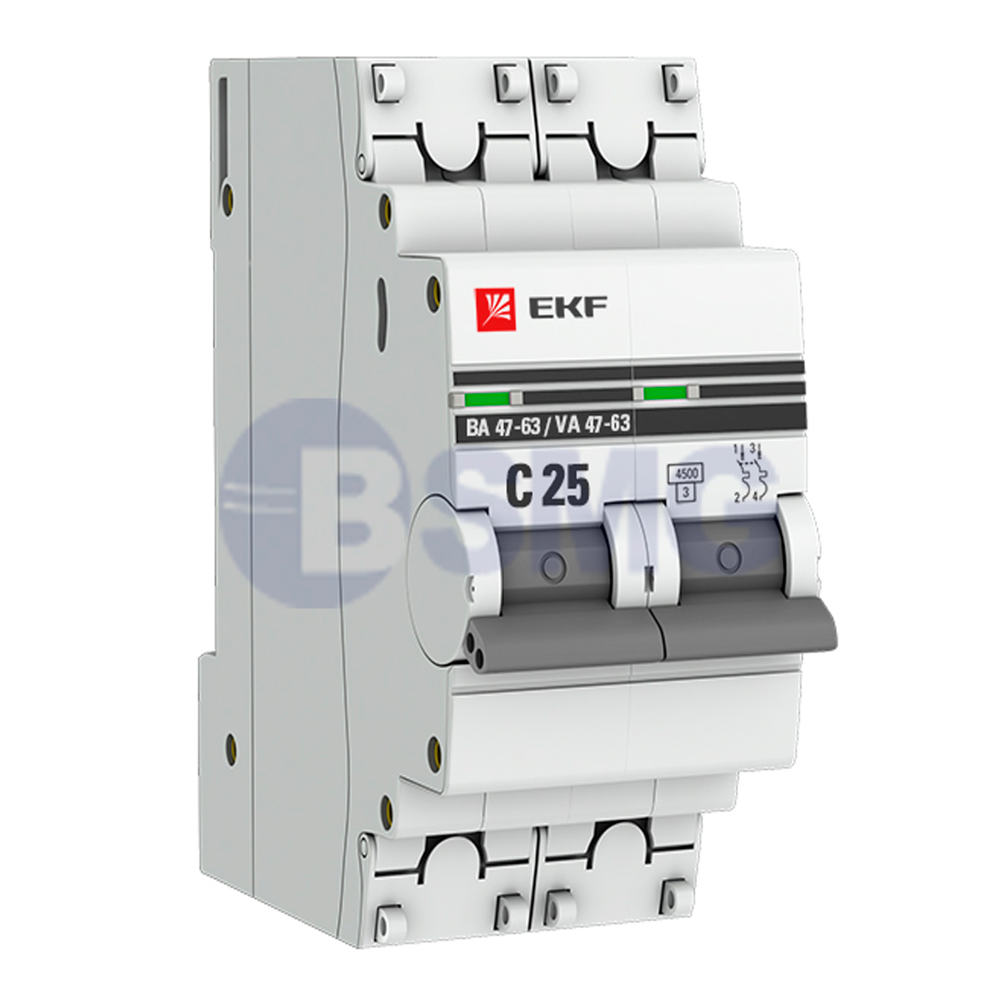 ავტ.ამომრთველი EKF 2P25A   027050