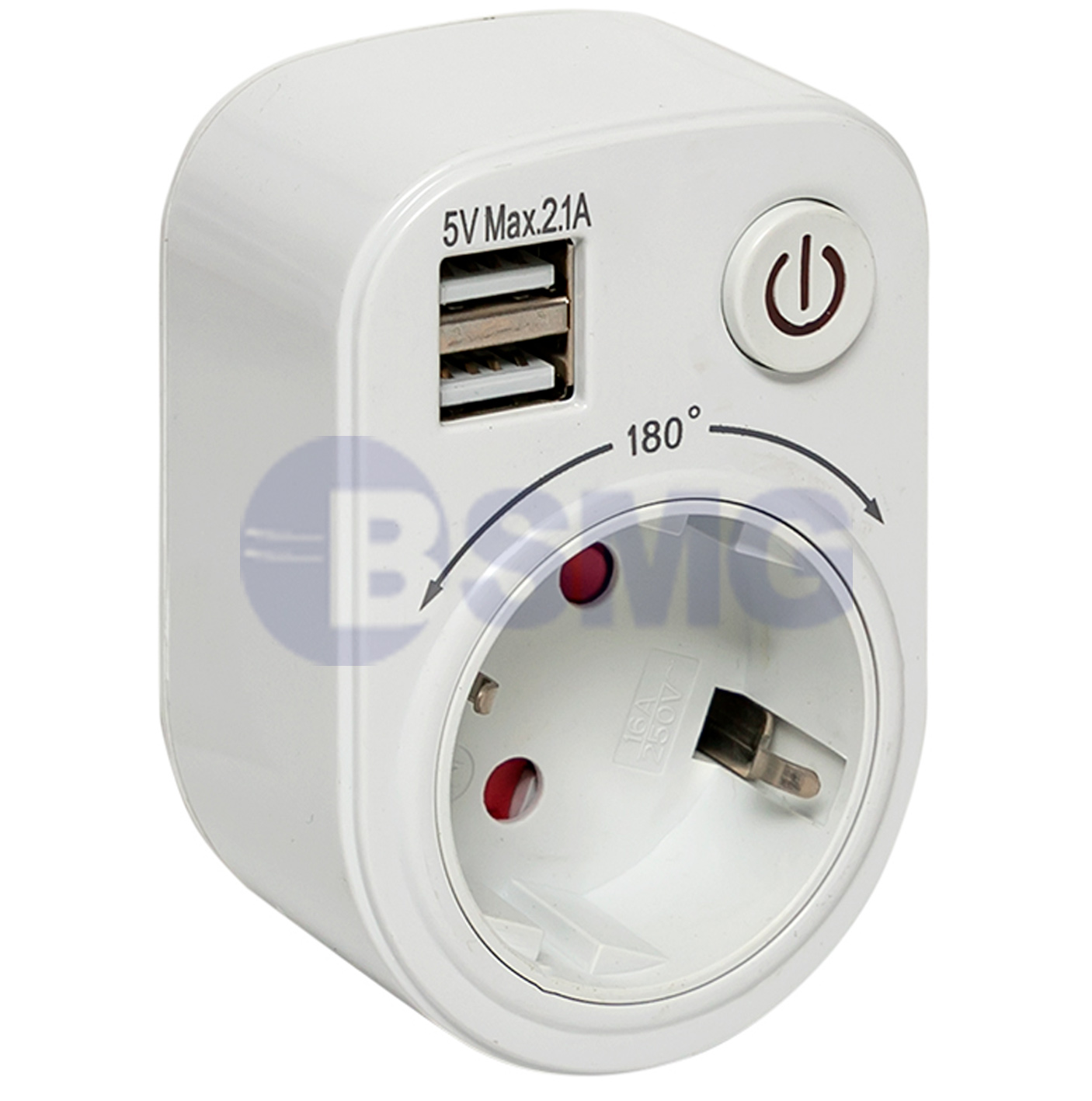 როზეტ-ბლოკUSB SB-01(2P+E16a)  EKF    027123