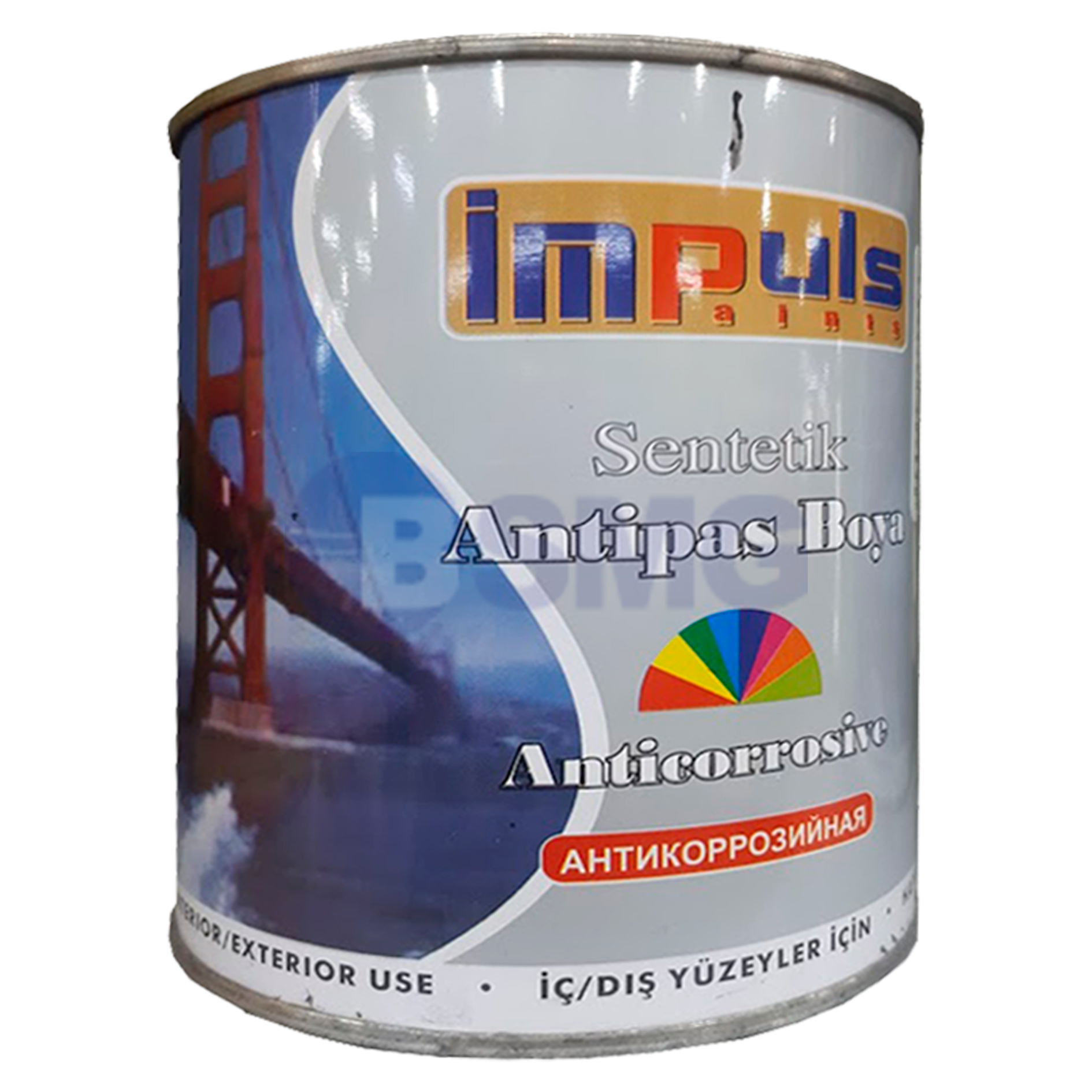 IMPULS ANTIPAS ანტიკოროზიული საღებავი სინთეტიკური შავი 3კგ (ЧЕРНЫЙ)   025792