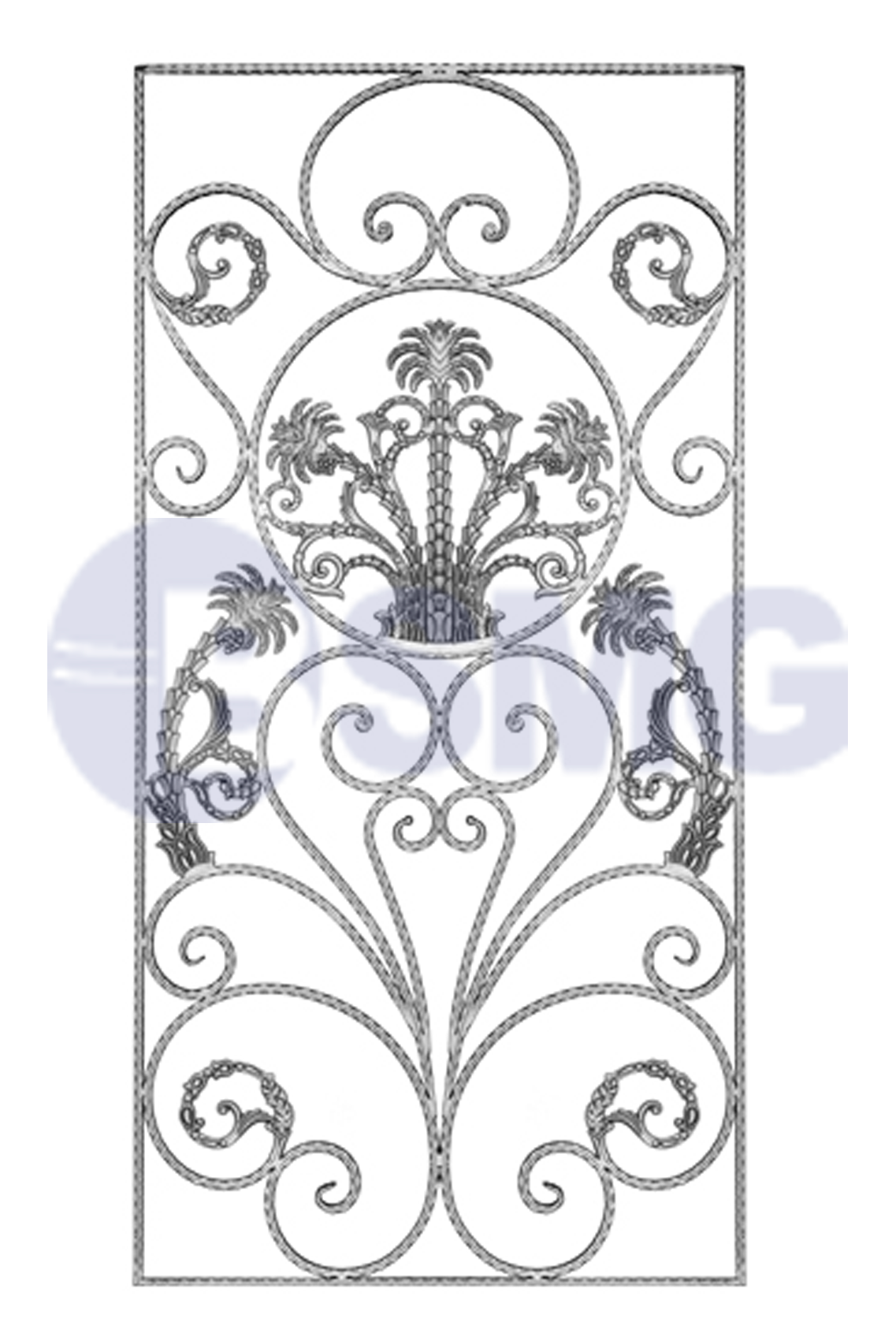 ჭედური კონსტრუქცია 1168  80*160 სმ   012796