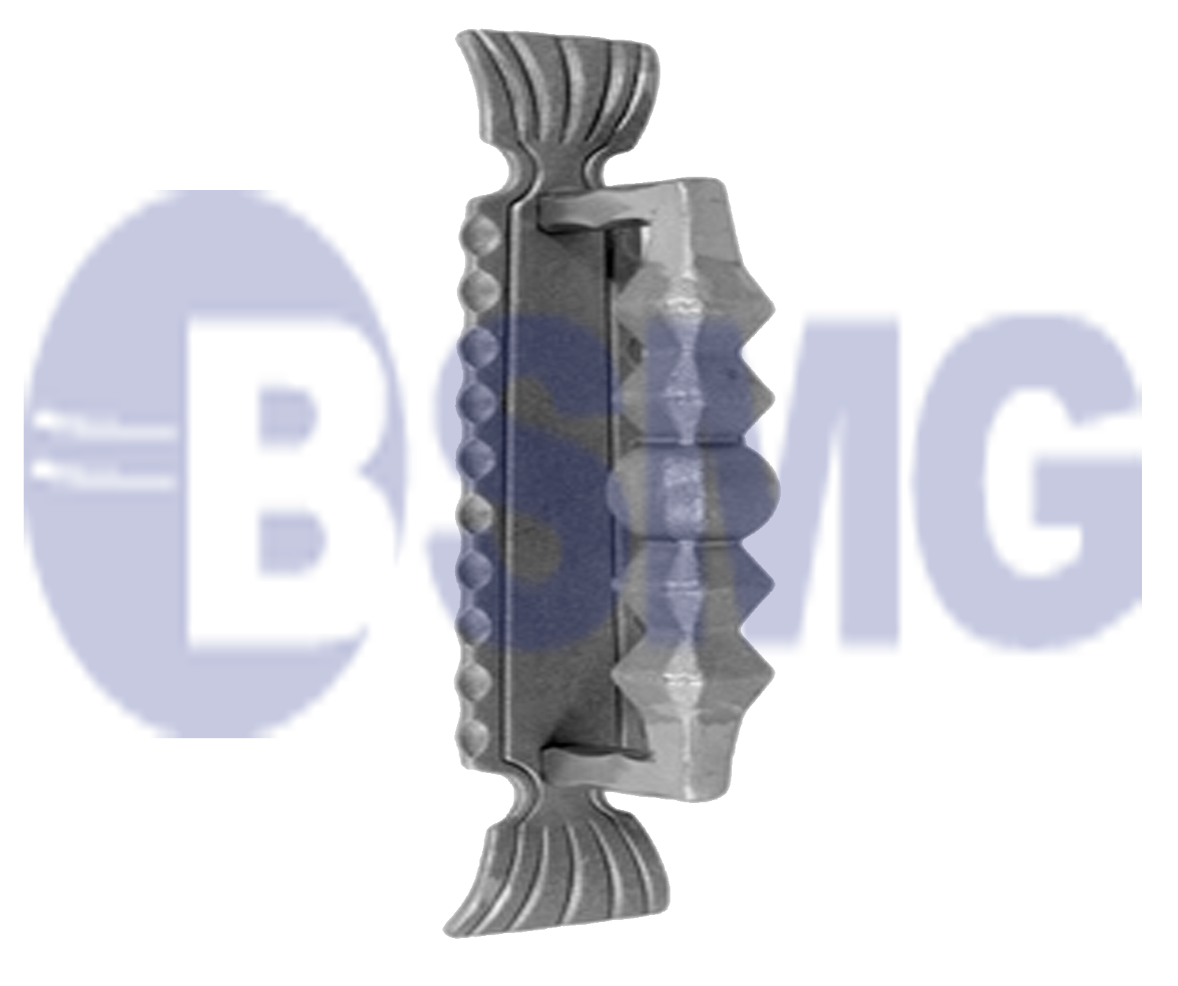 ლითონის კარის სახელური 4,8*26სმ   010511