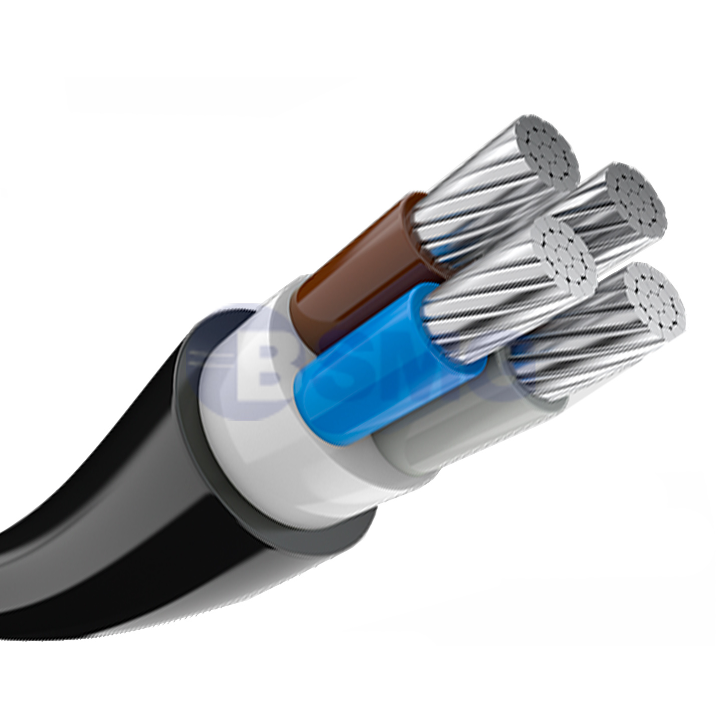 4G4 MM TTR HO5VV-F ელ-სადენი FILLED WHITE  008923