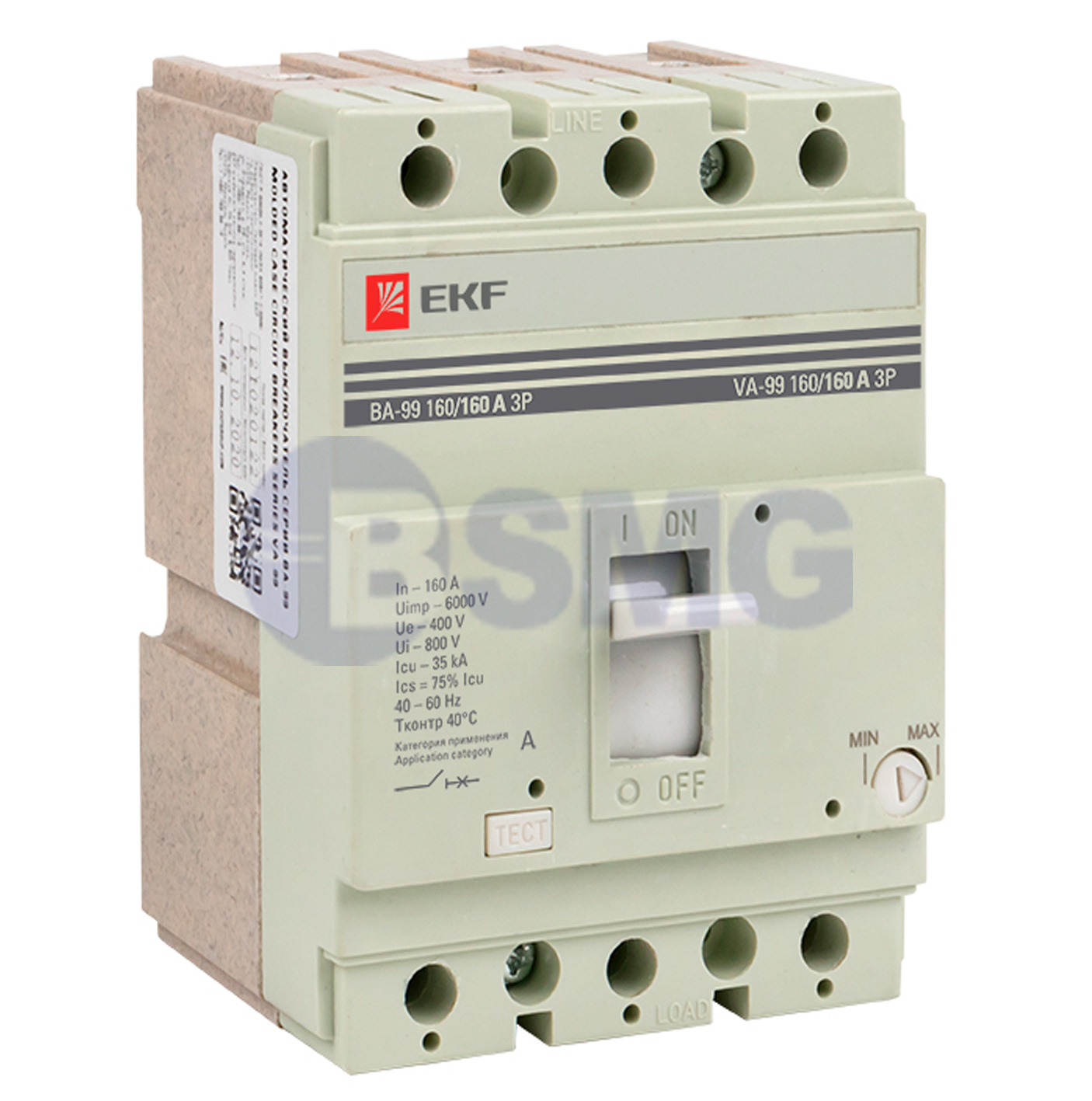 ავტ.ამომრთველი EKF BA-99 160/160 3P35KA    027074