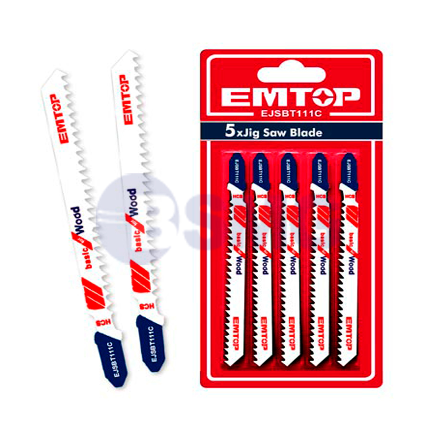 EMTOP ბეწვახერხის პირები ხისთვის 74მმ EJSBT111C   024745