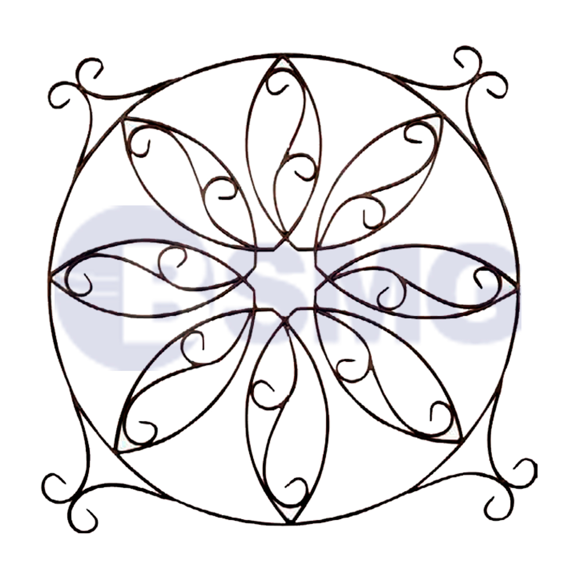 მოაჯირის კონსტრუქცია    80*80 სმ  022580