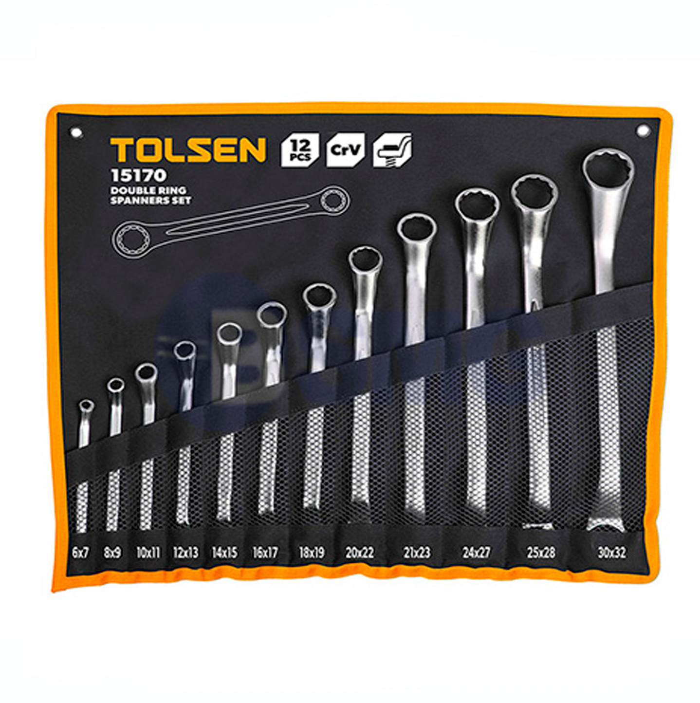 TOL661-15170 12ც.-იანი ქანჩის გასაღების ნაკრები    000627