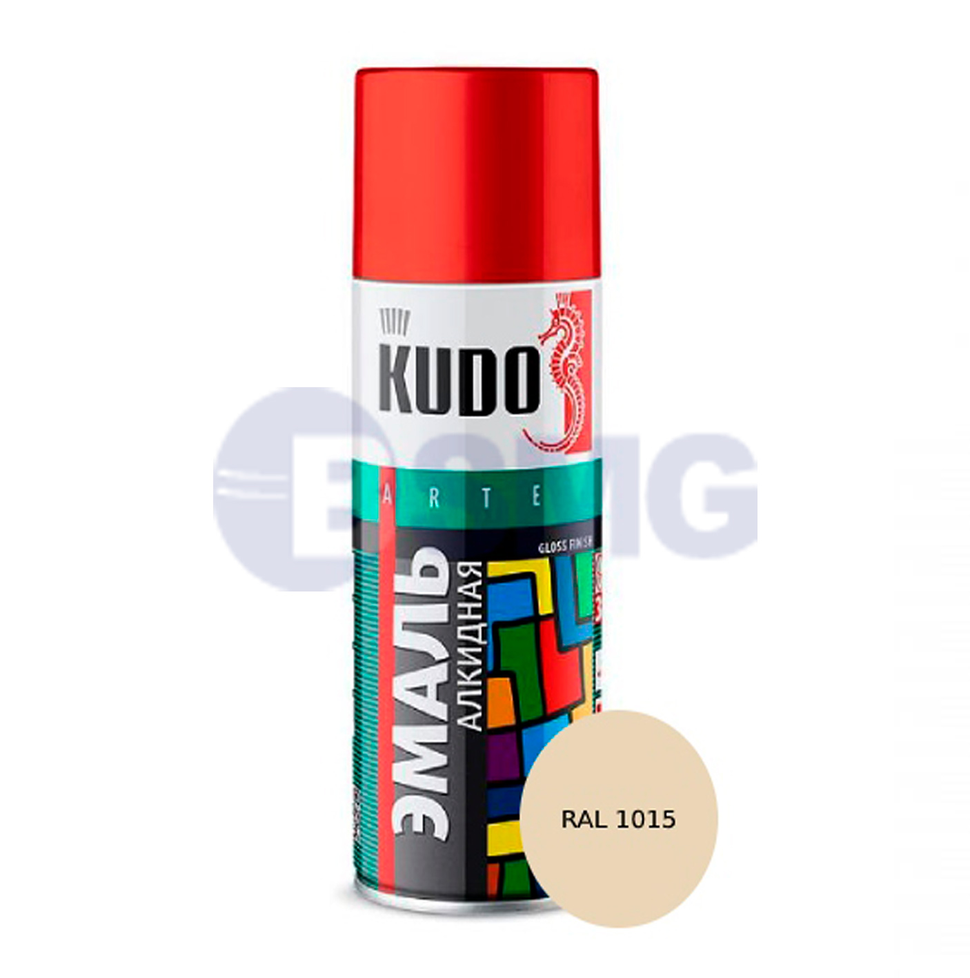 უნივერსალური ემალი სპილოსძვლისფერი,პასტელური,აეროზოლი (520მლ)KU-10095  025044