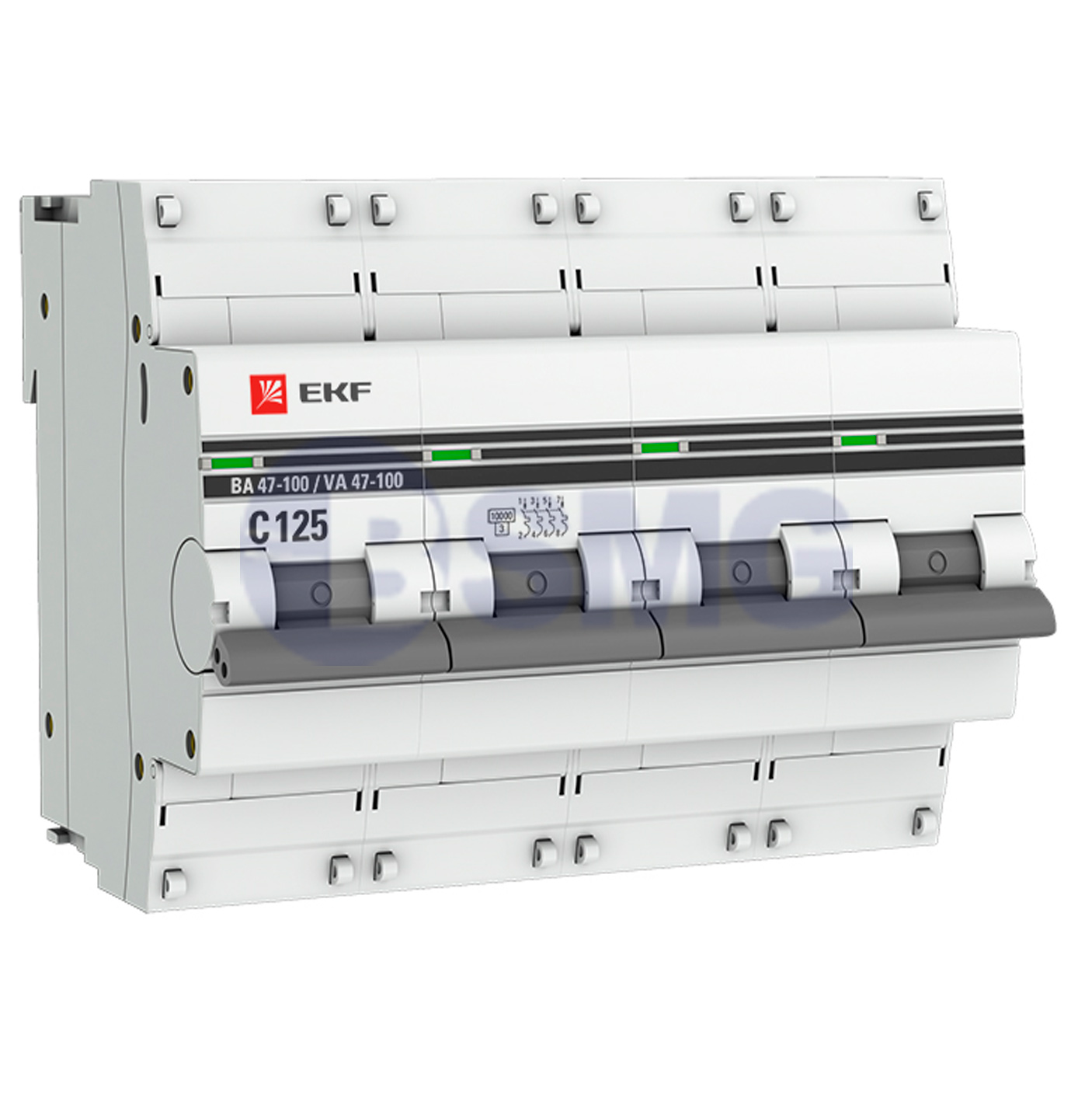 ავტ.ამომრთველი EKF 4P125A    027065