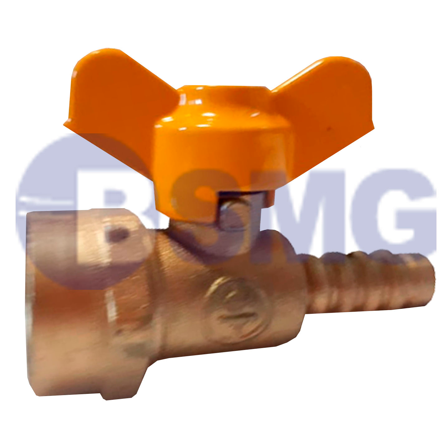 KP-018 პეპელა კრანი შტუცერით ლატუნის 1/2M    017812