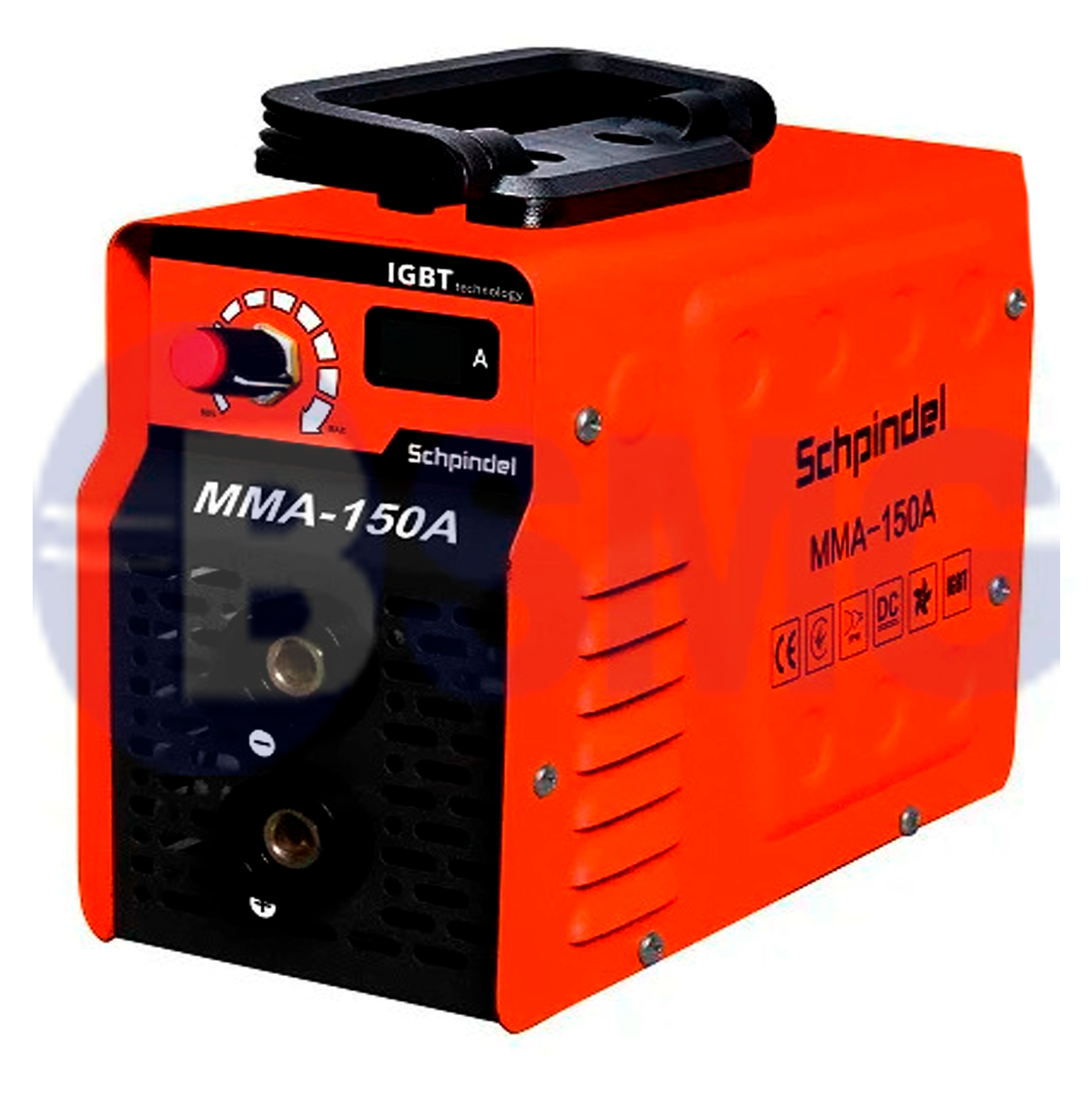 Schpindel შედუღების აპარატი ინვენტორული 150A 021308