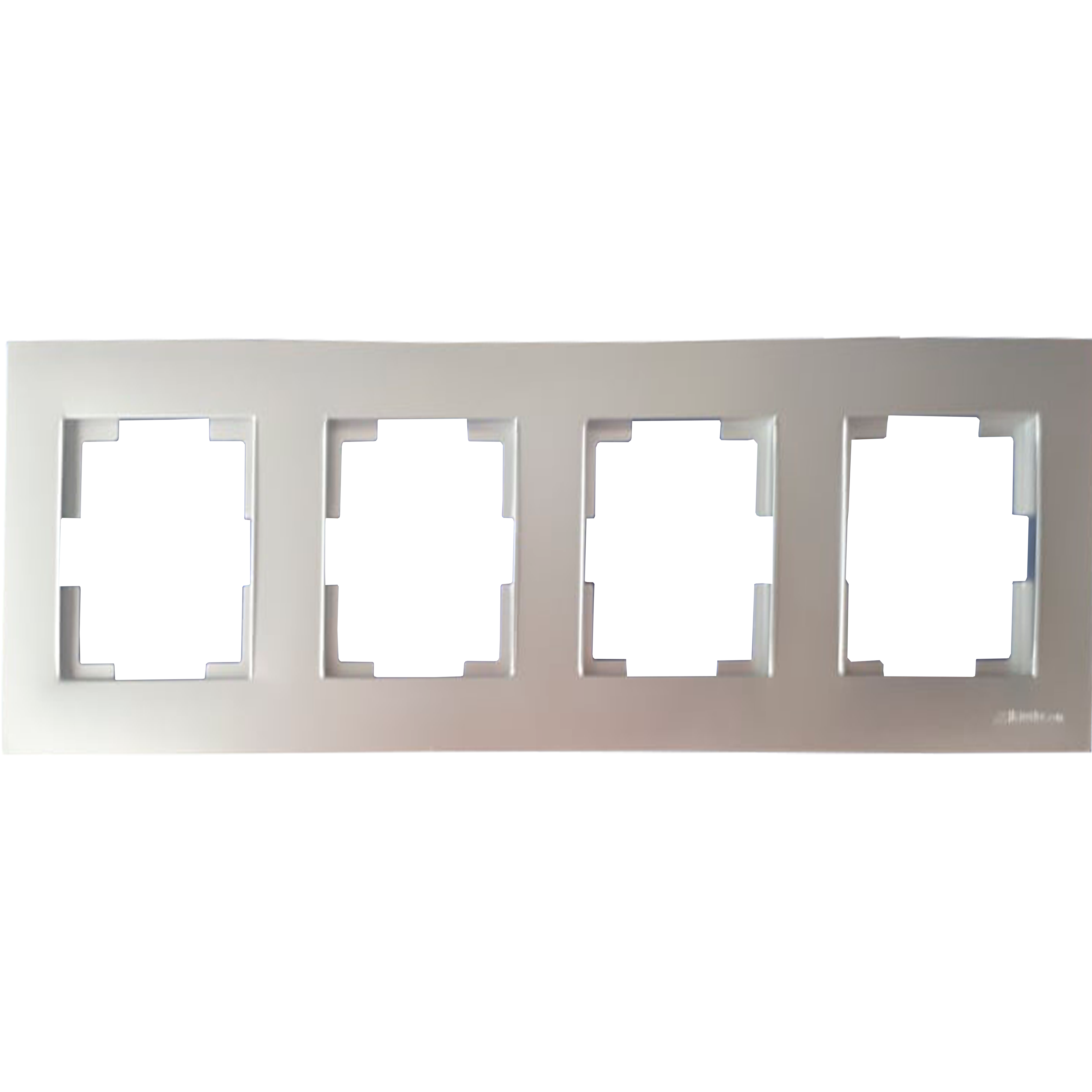 ჩარჩო ოთხიანი თეთრი RITA 4G.HORIZANTAL FRAME WHITE   008981